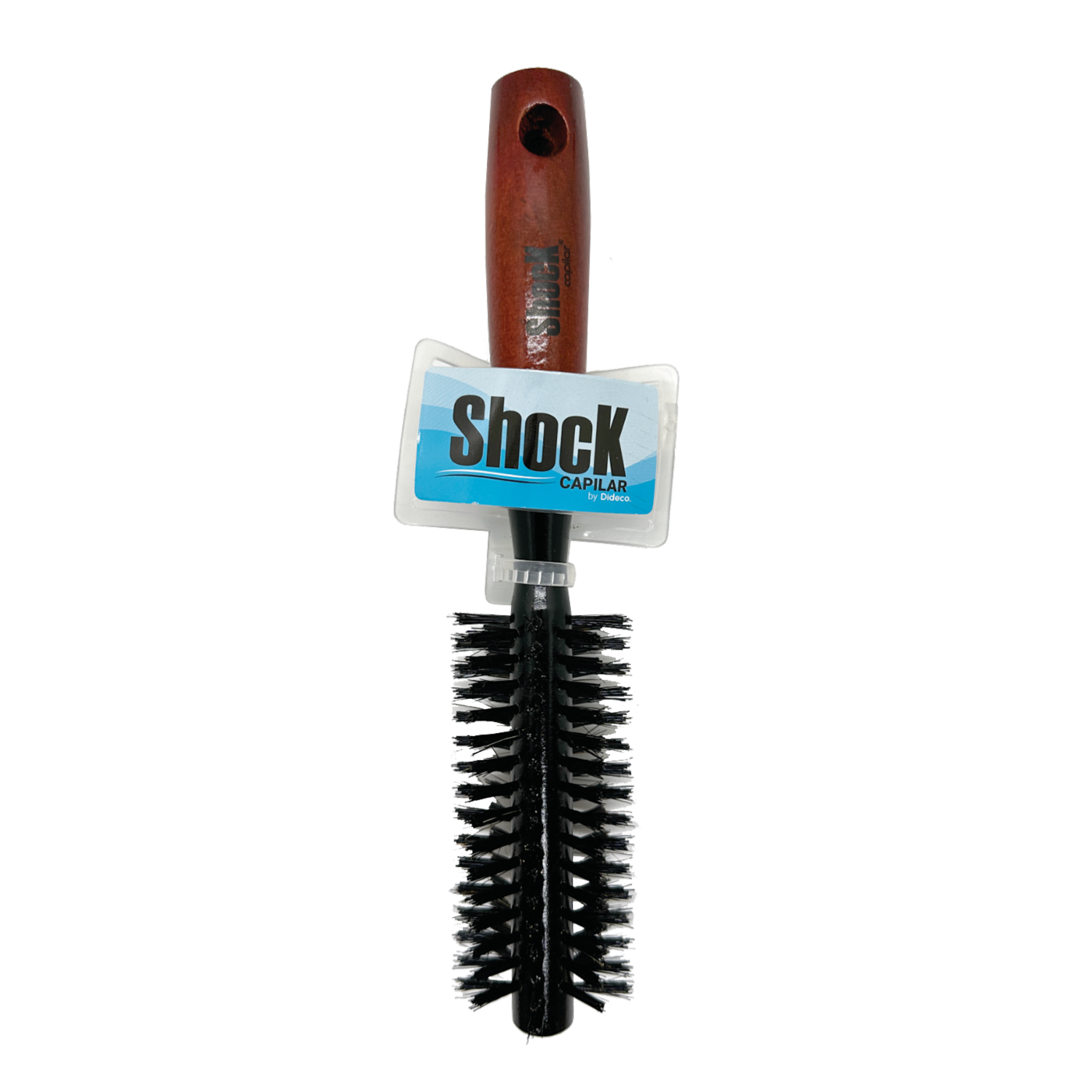 Cepillo De Cabello De Madera Negro Pequeño SHOCK Unidad