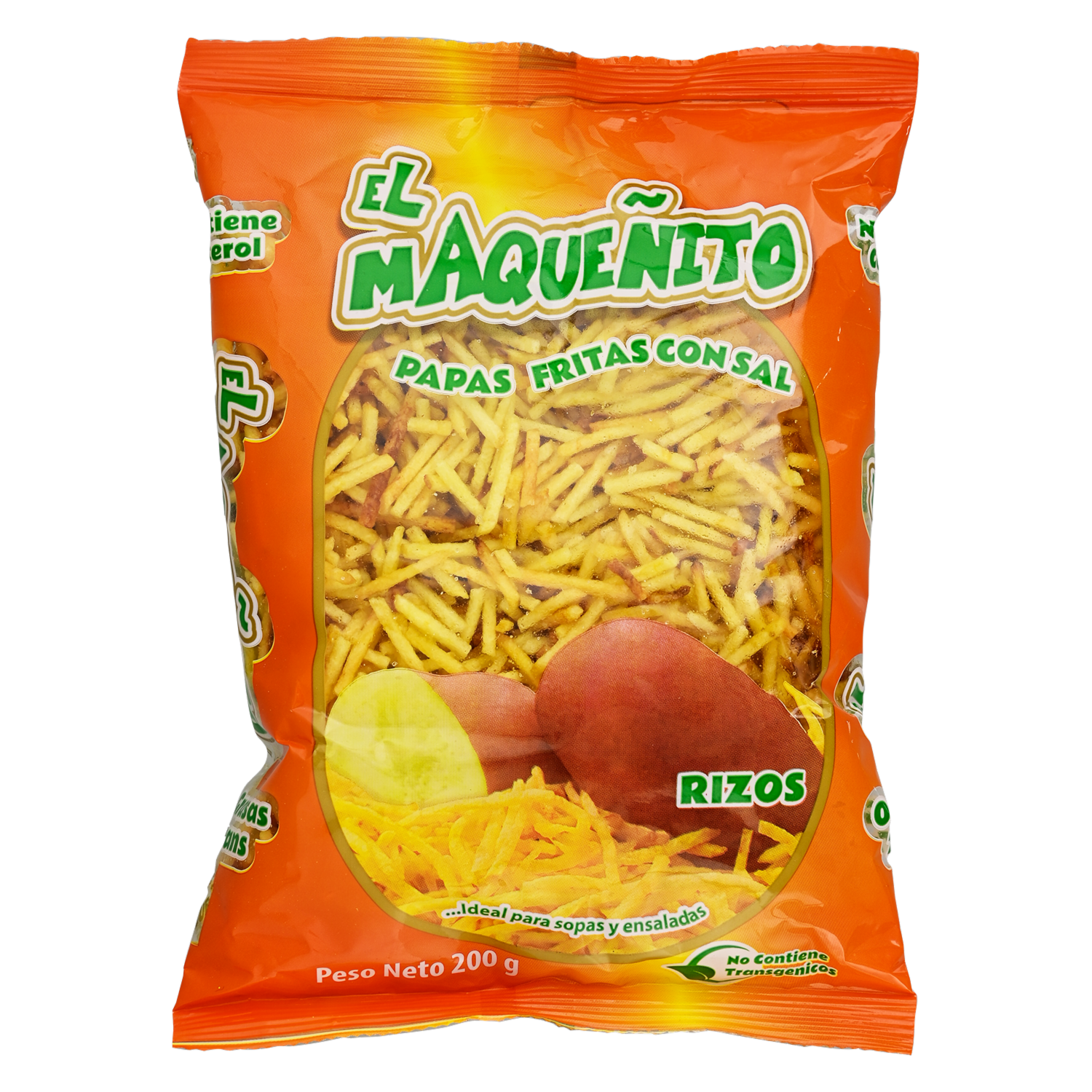 Papas Fritas Rizos EL MAQUEÑITO 200 g
