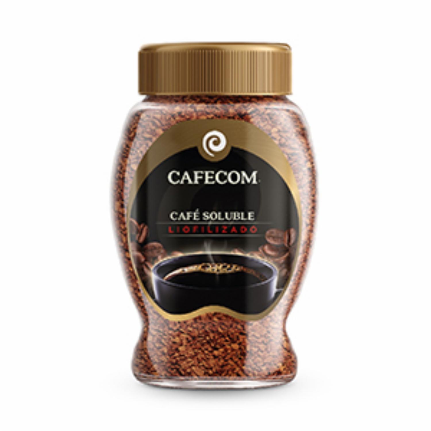 Café Instantáneo Soluble Liofilizado CAFECOM 50 G