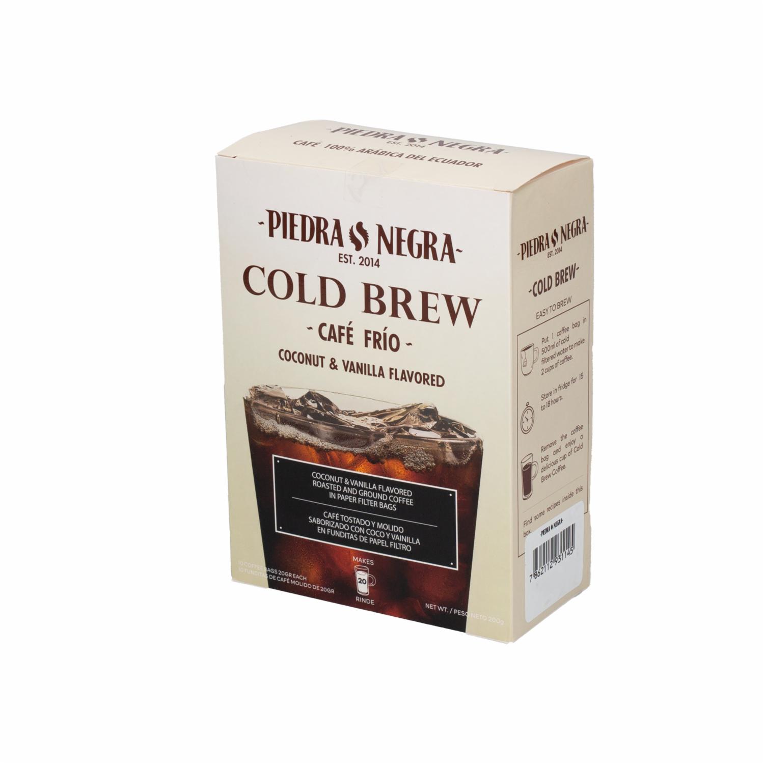 Café Molido Frio Coco Y Vainilla PIEDRA NEGRA 200 G