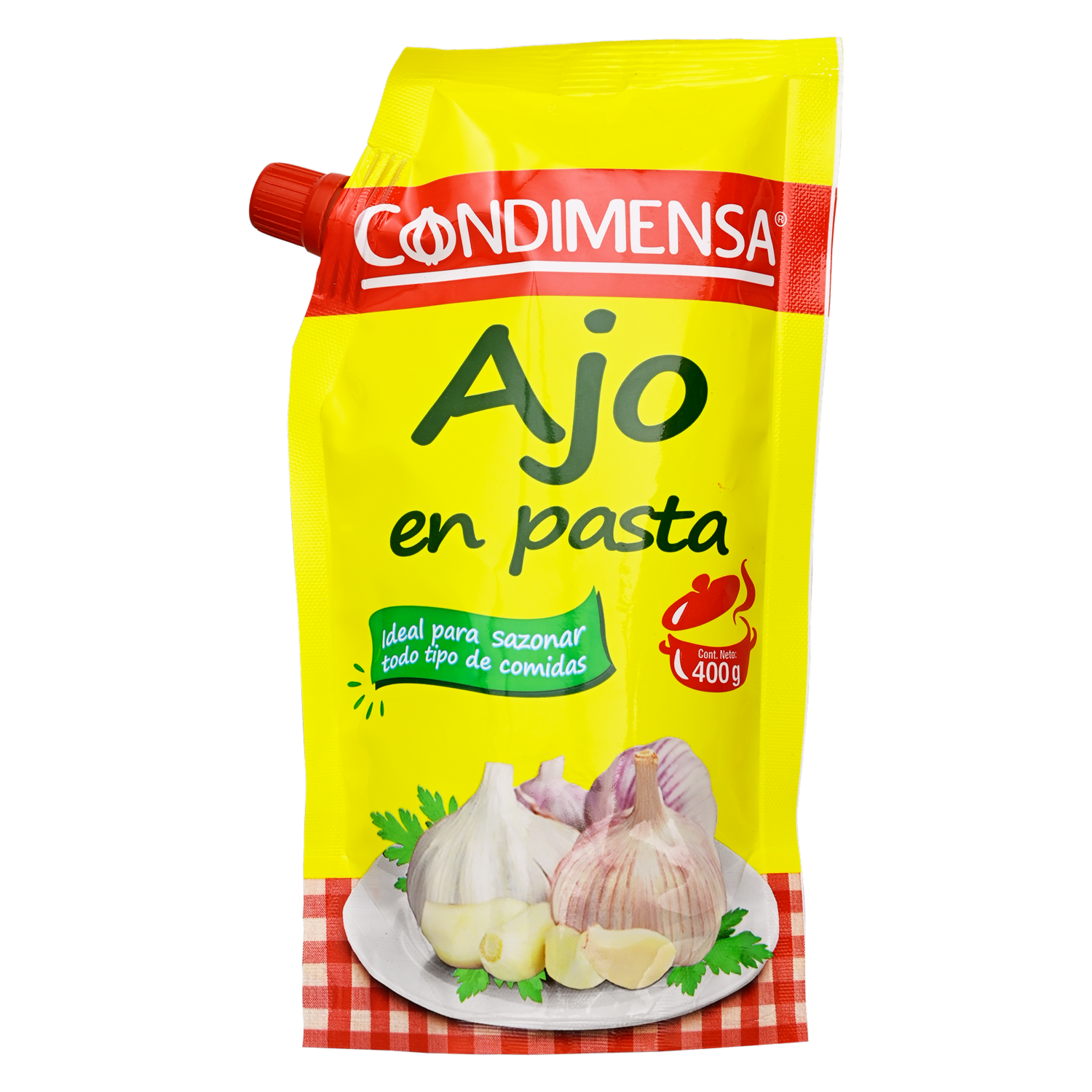 Ajo En Pasta CONDIMENSA Doypack 400 g