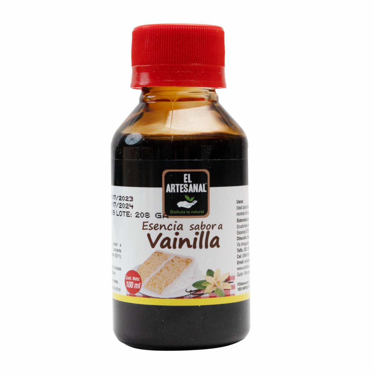 Esencia De Vainilla Repostera EL ARTESANAL 100 Ml