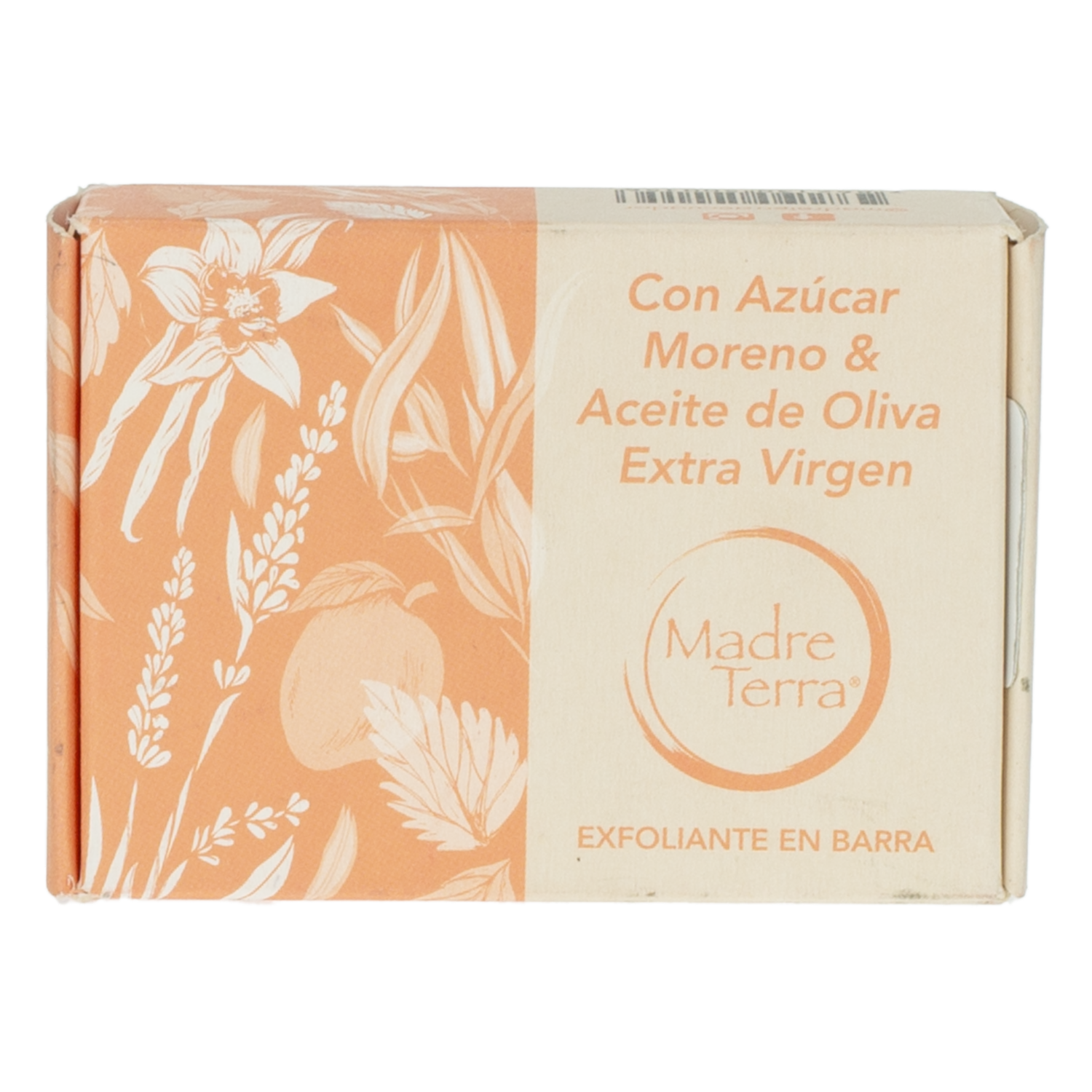 Exfoliante Facial Natural Barra Azúcar Moreno/Aceite Oliva MADRE TERRA 100 G