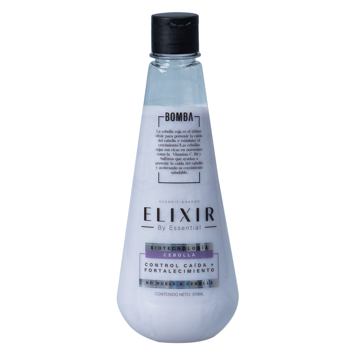 Acondicionador De Cabello Control Caída Y Fortalecimiento Con Extracto De Cebolla Sin Olor A Cebolla ELIXIR 370 Ml