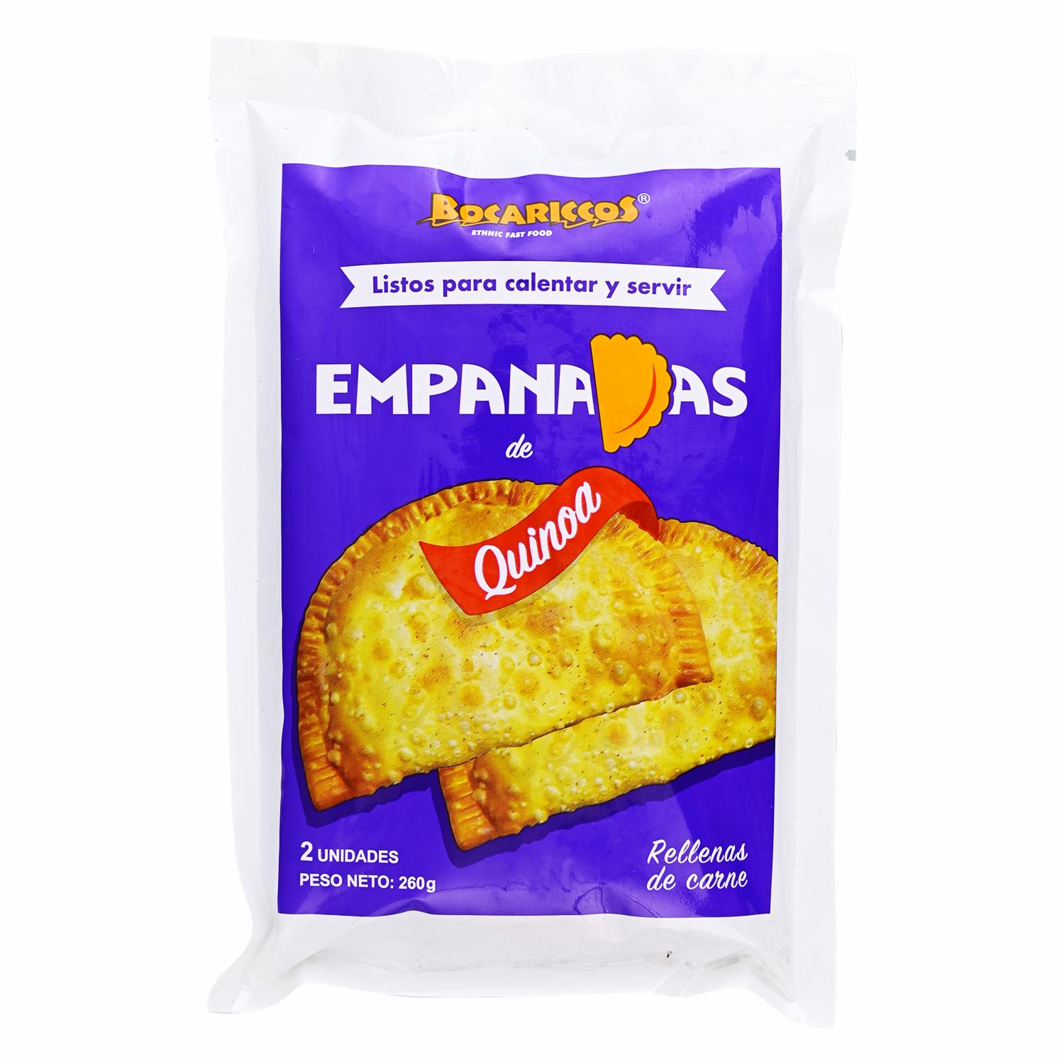 Empanadas De Quinoa Rellenas De Carne BOCARICCOS 260 G