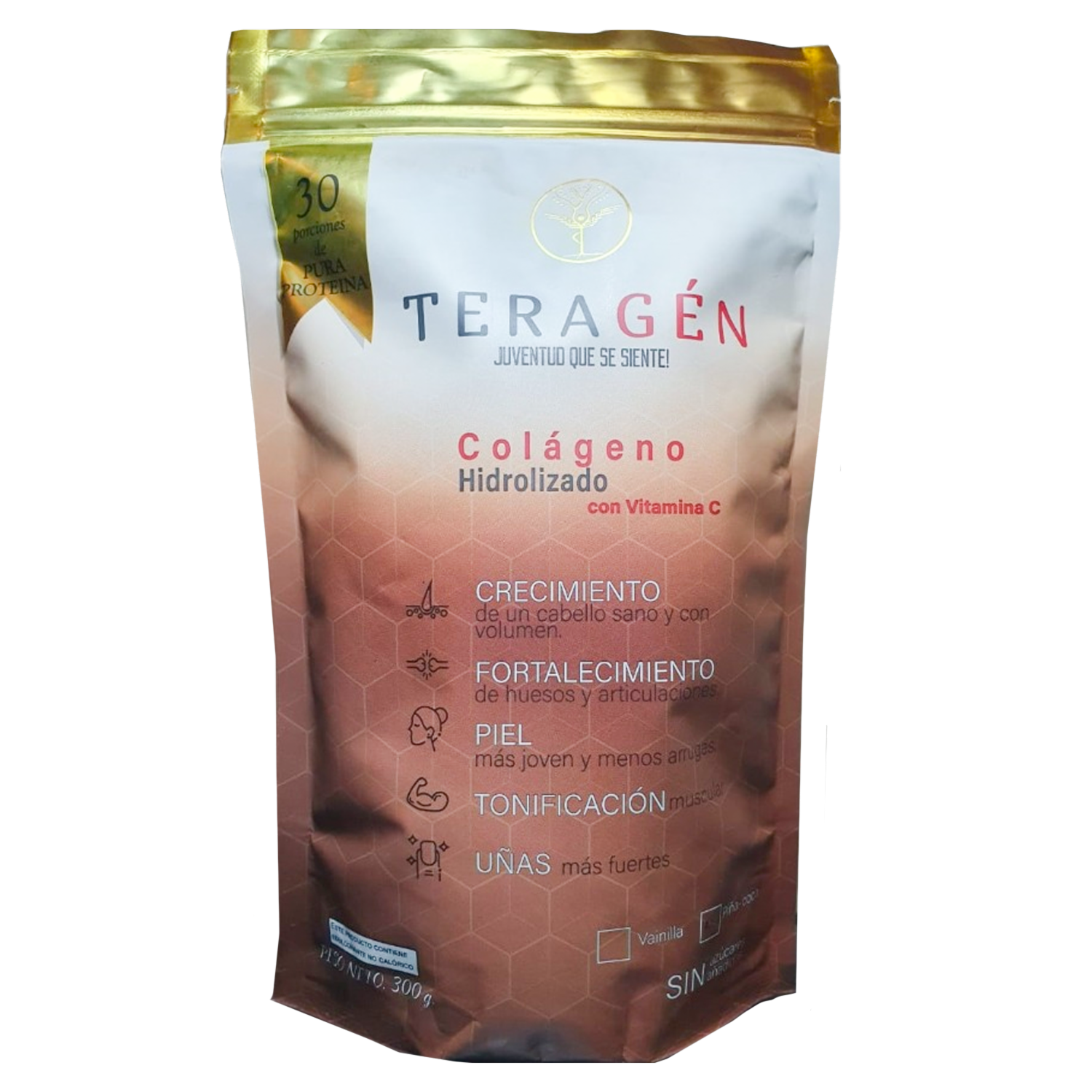 Colageno Hidrolizado Con Vitamina C TERAGÉN 300 G