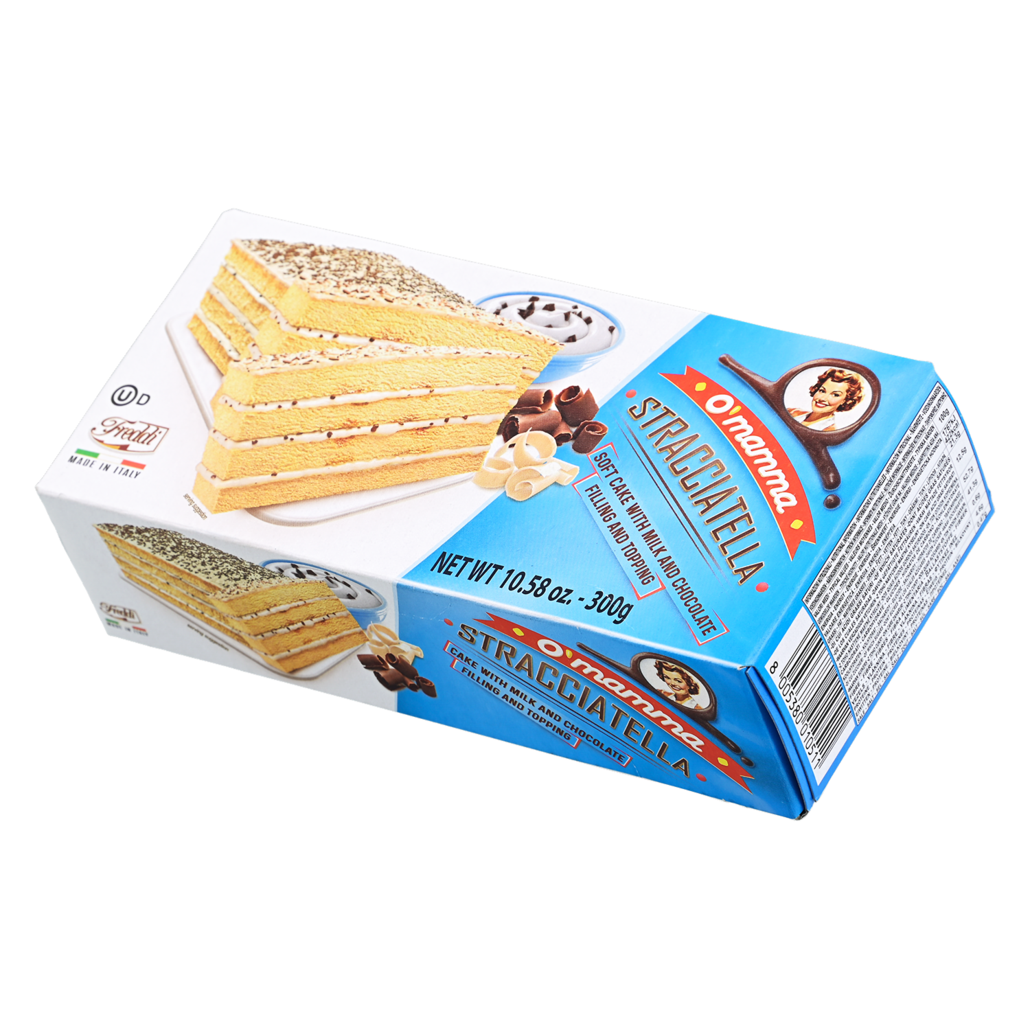 Torta Stracciatela Con Leche Y Chocolate O´MAMMA 300 G