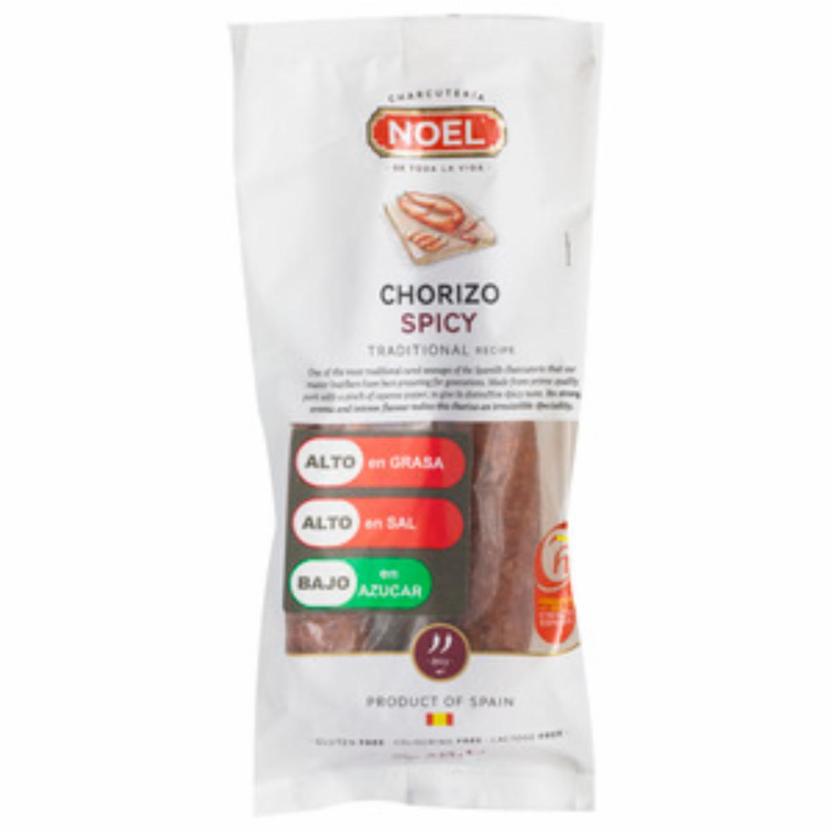 Chorizo Spicy Cerdo (Extra Picante) NOEL 225 G