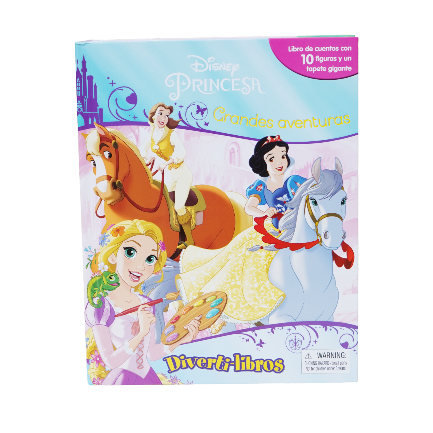 Libro Disney Princesa Grandes Aventuras Divertí-Libros DISNEY 10 Páginas