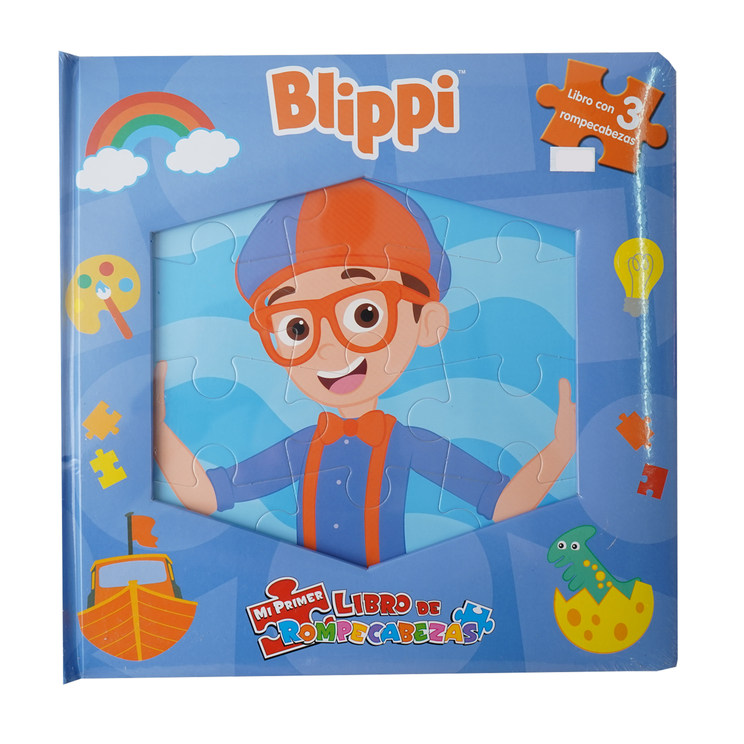 Libros Moonbug Blippi Mi Primer Libro De Rompecabezas PHIDAL 10 Páginas