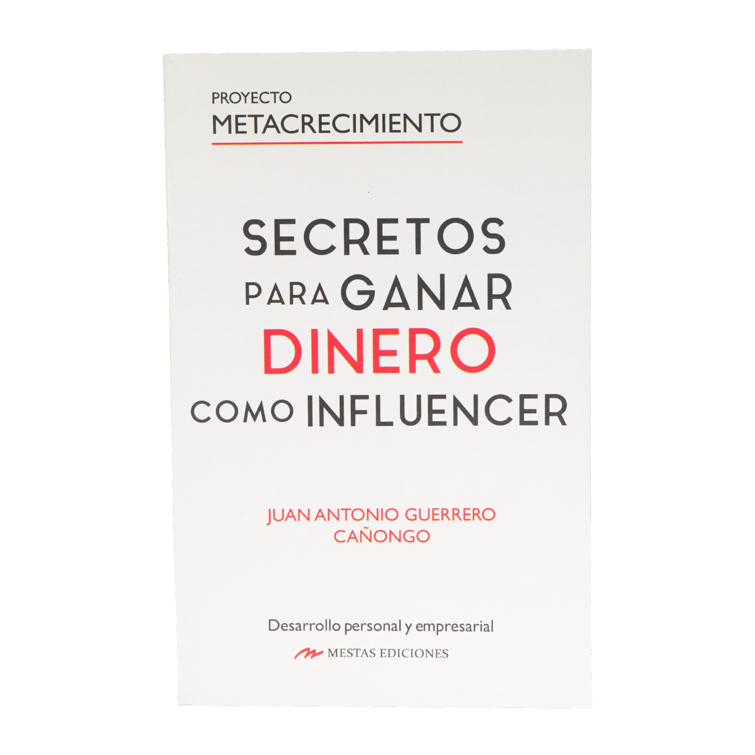 Libro Secretos Para Ganar Dinero Influencer MESTAS 192 Páginas