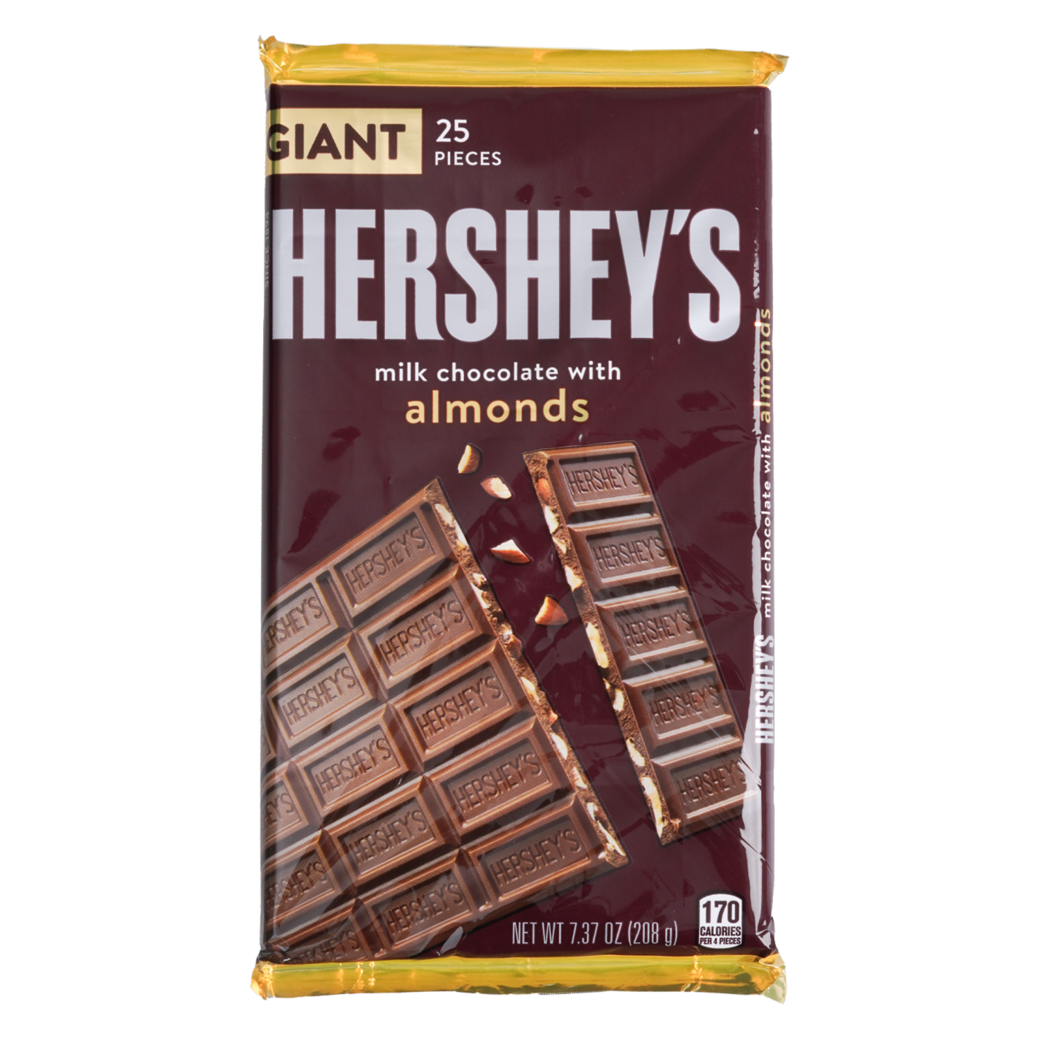 Chocolate Con Almendras HERSHEY’S 208 G