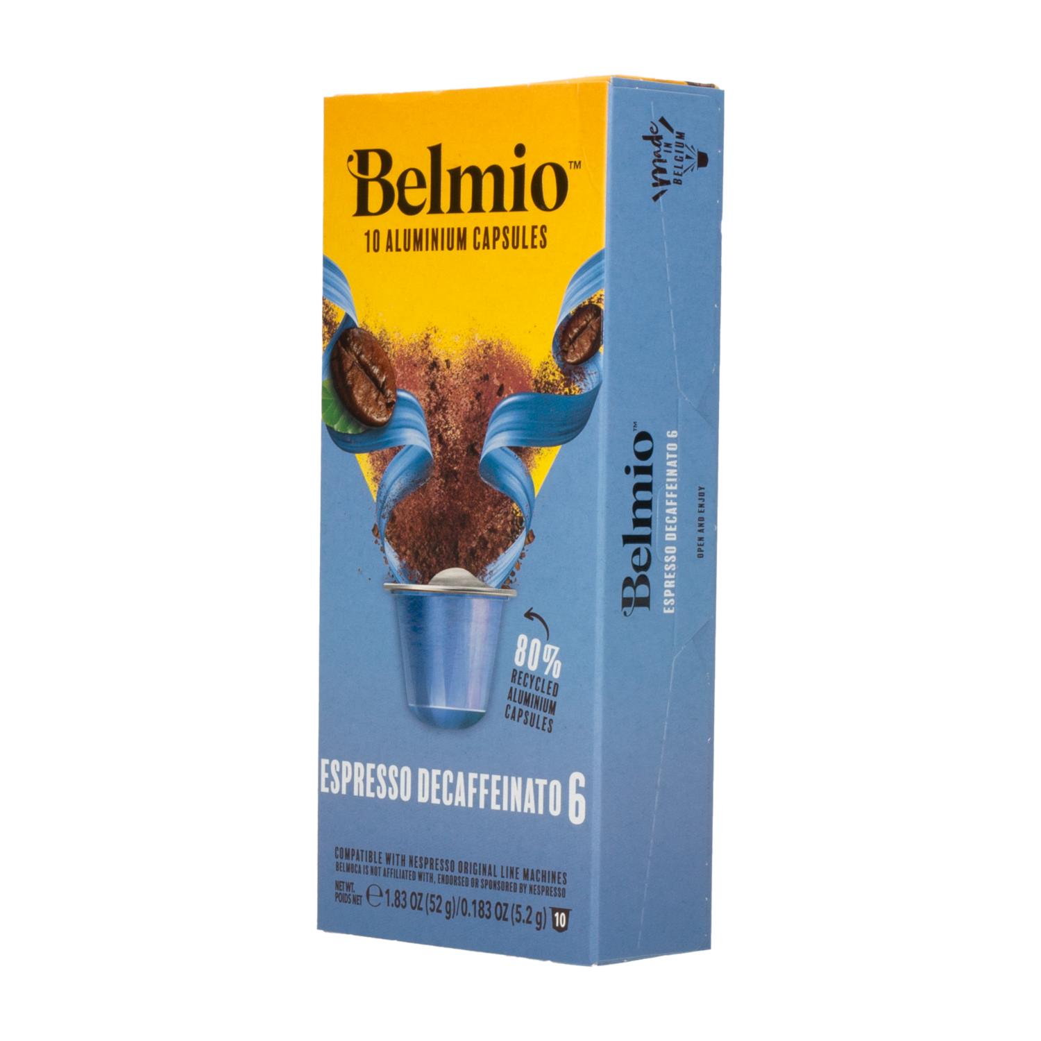 Café En Cápsulas Expreso Descafeinado BELMIO 52 G