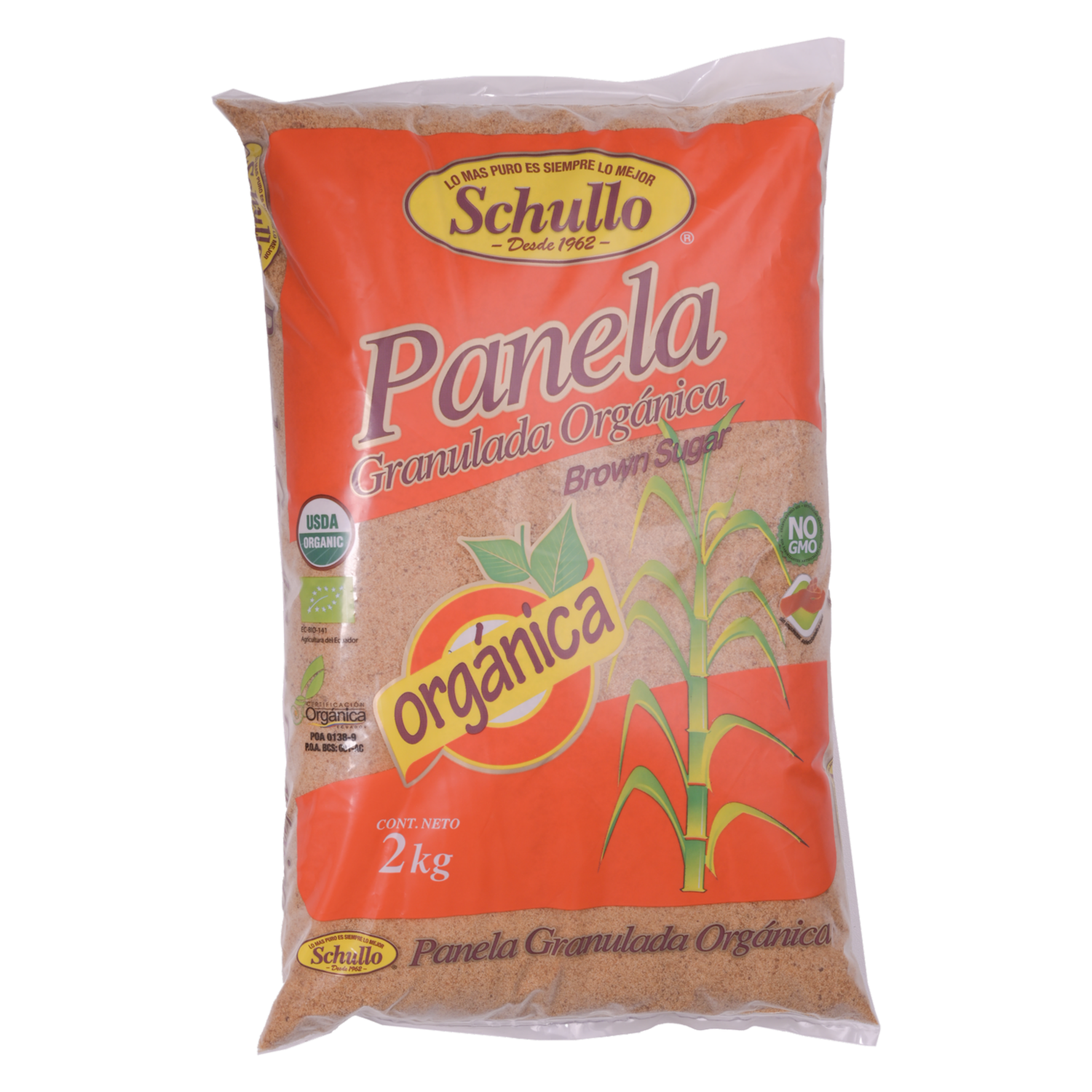 Panela Granulada Orgánica SCHULLO 2000 G