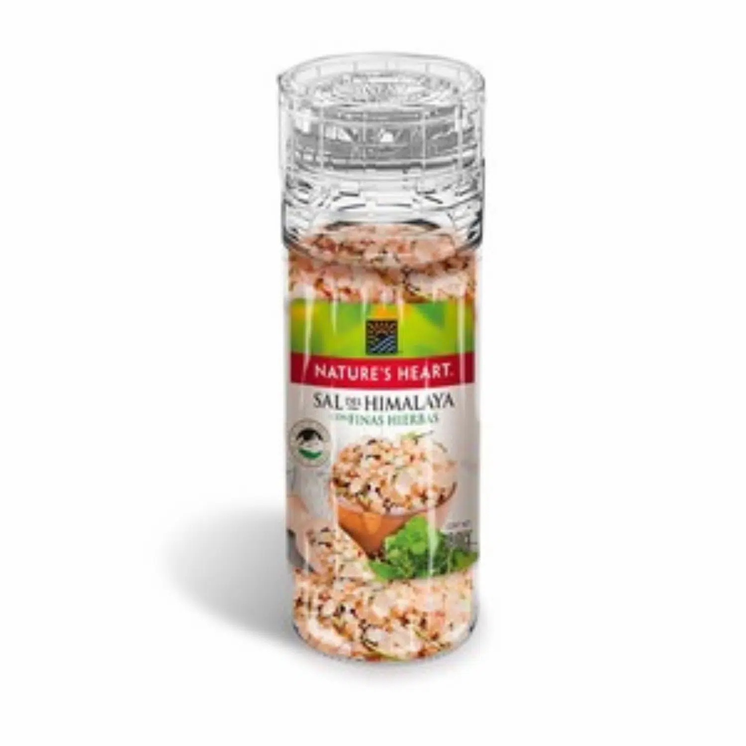 Sal Del Himalaya Rosada Grano Finas Hierbas NATURE´S HEART 80 G