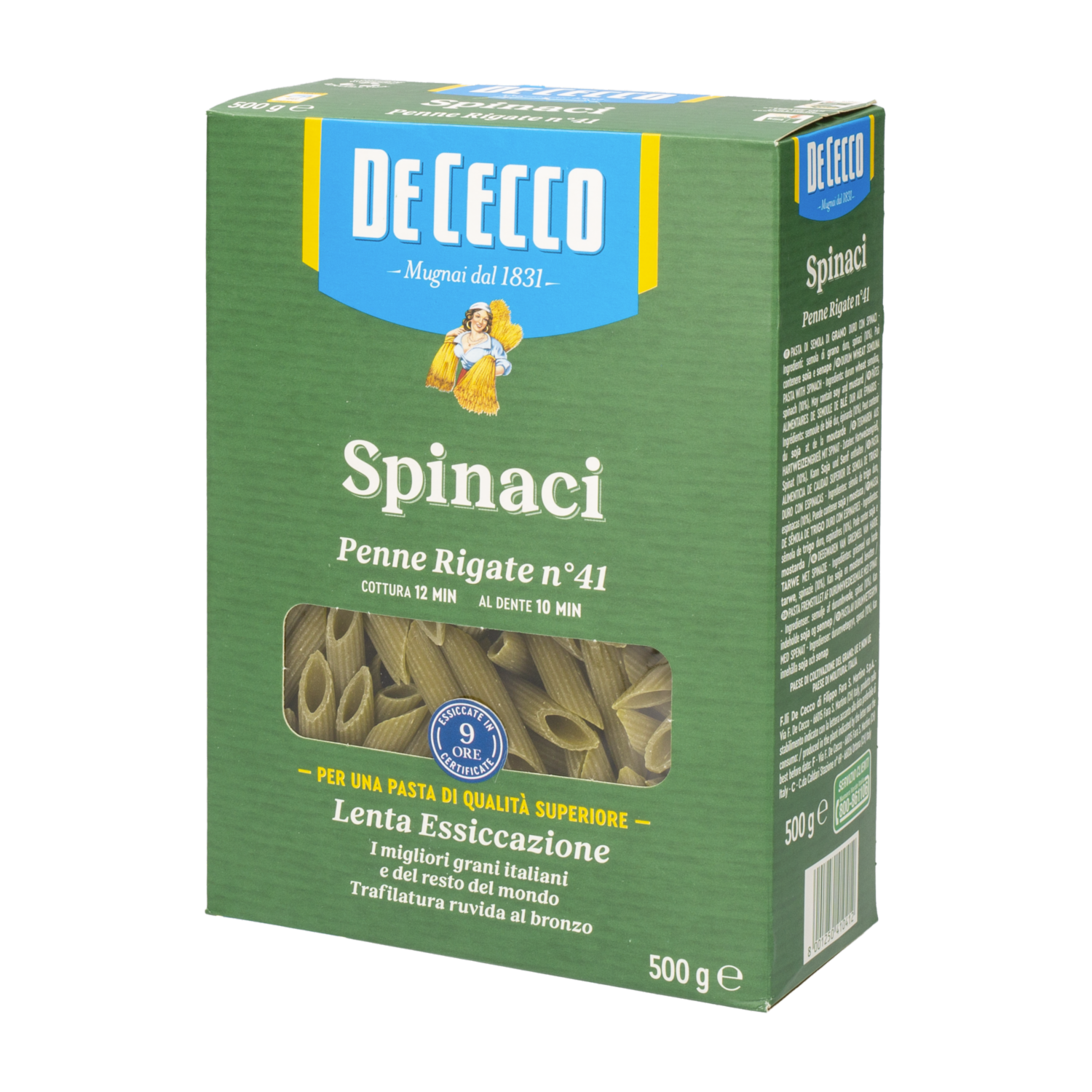 Fideo Pasta Penne Rigate DE CECCO 500 G