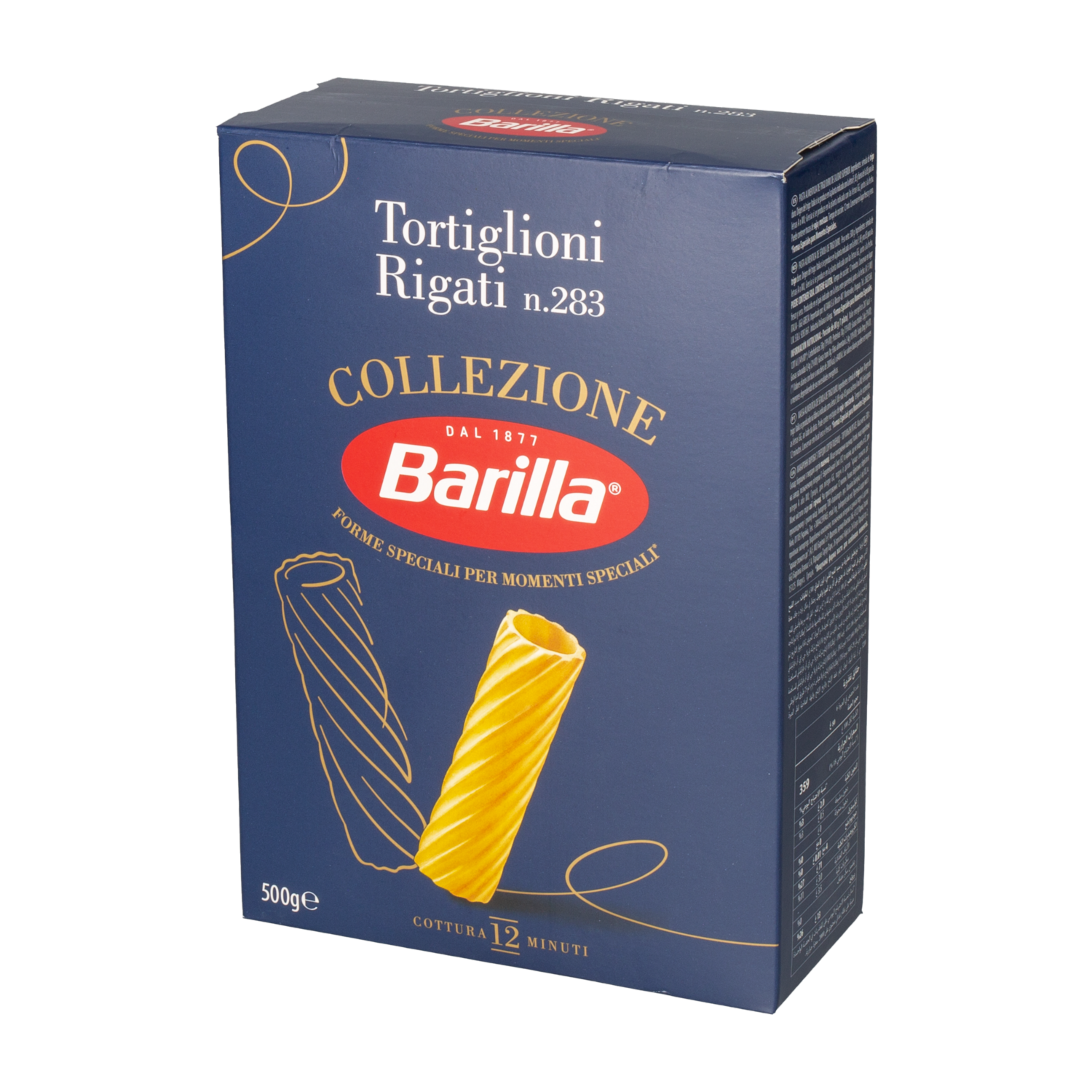 Fideo Tortiglioni BARILLA 500 G