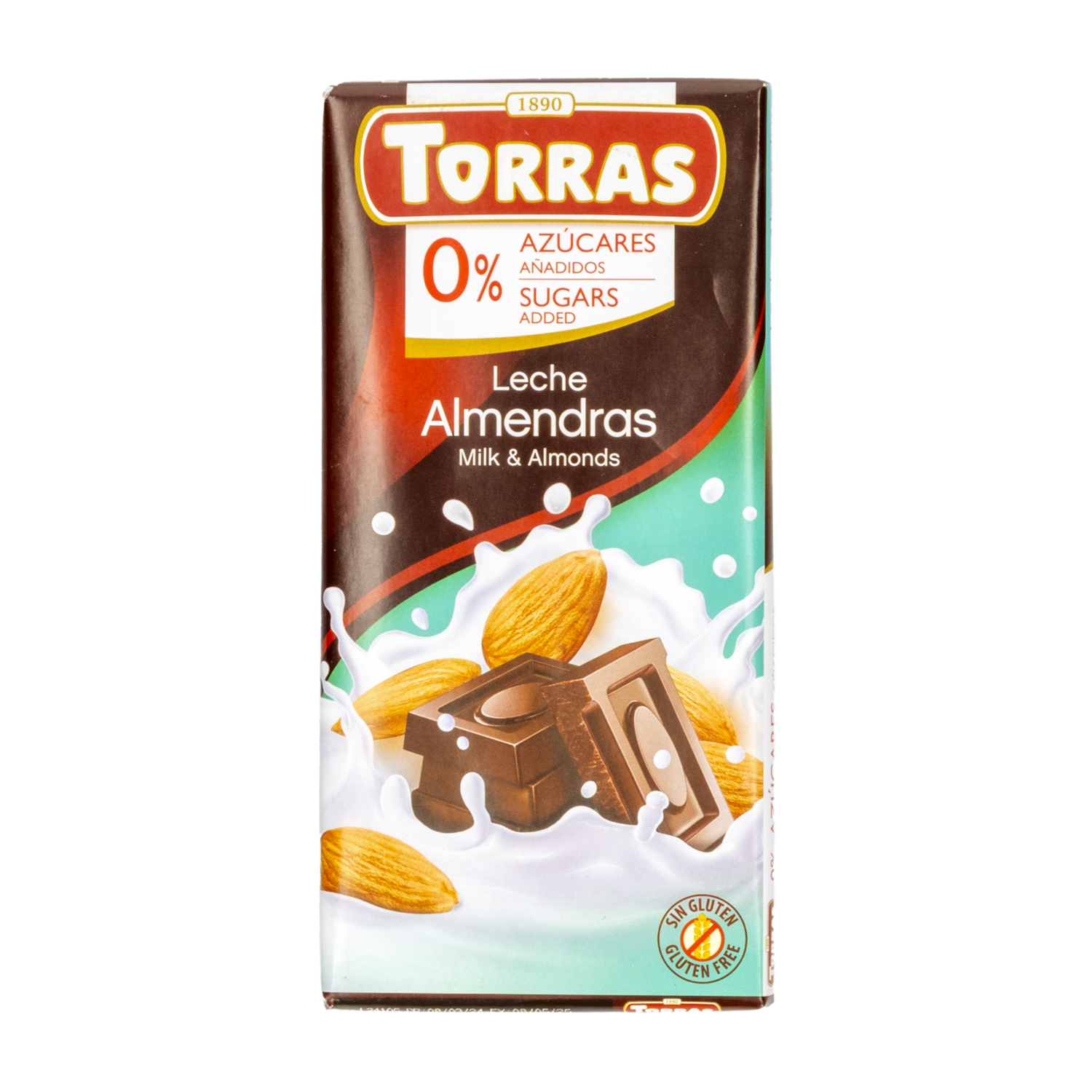 Chocolate Con Leche Y Almendras TORRAS 75 G