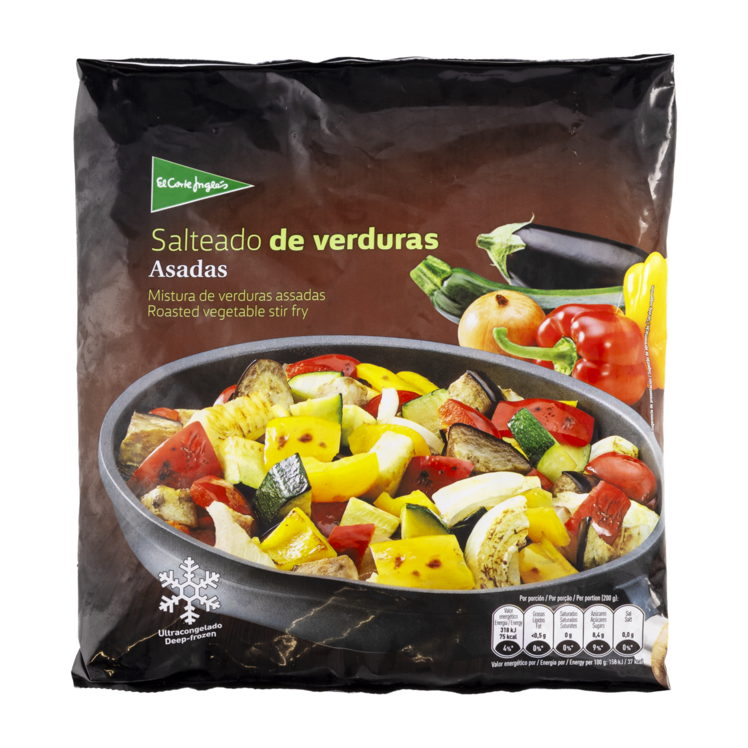 Salteado De Verduras Asadas Congeladas EL CORTE INGLÉS 400 G
