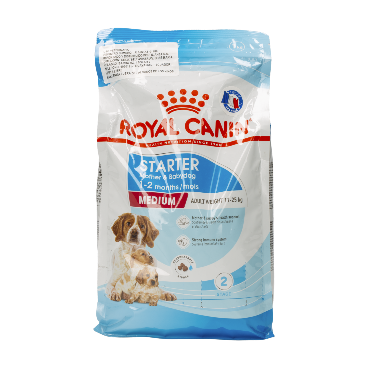 Alimento Para Perros Starter Medium ROYAL CANIN 1 Kg