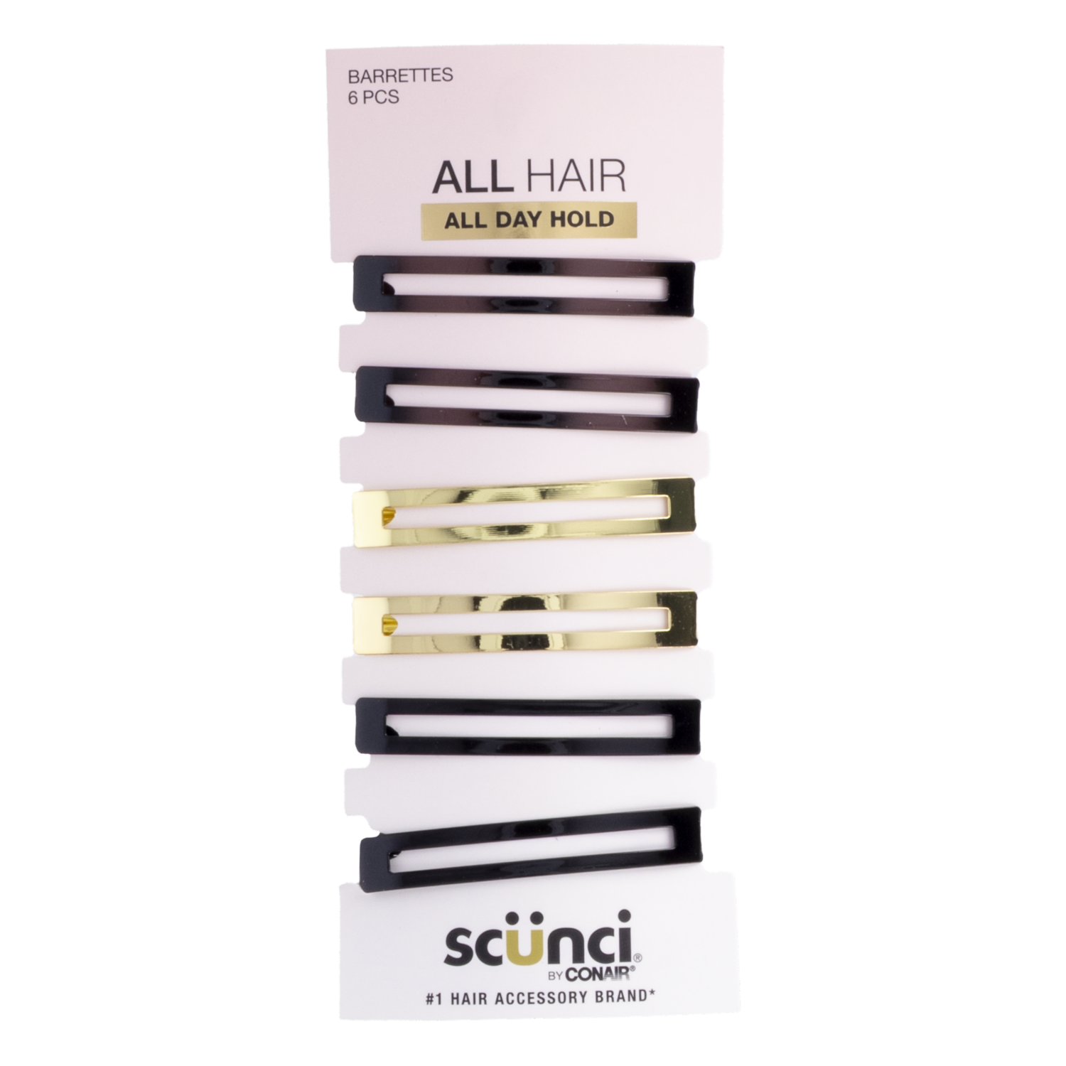 Vinchas De Cabello Tipo Sujetador De Cabello Metal X6 CONAIR Paquete