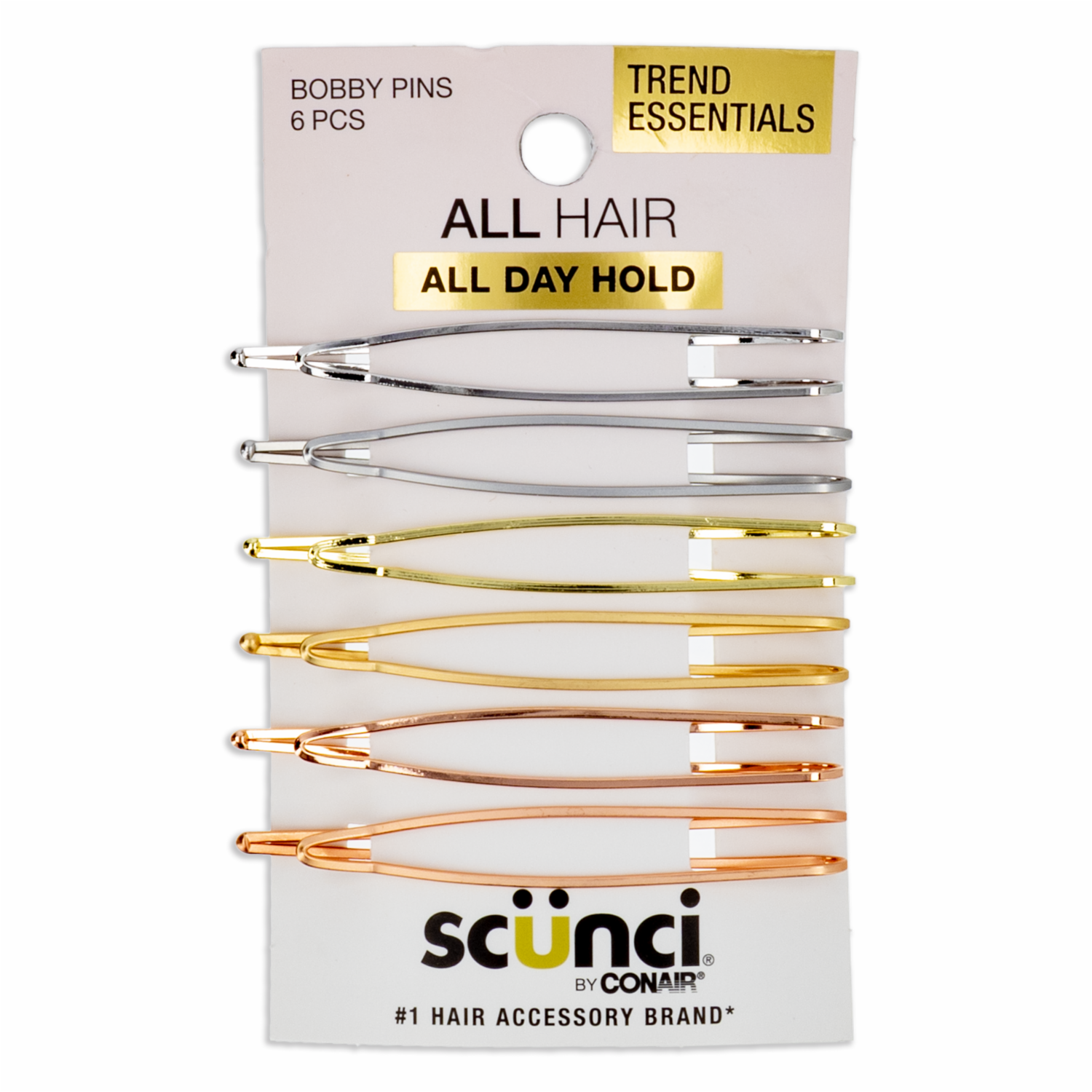 Vinchas De Cabello Tipo Horquillas Horquillas Metalicas X6 CONAIR Paquete