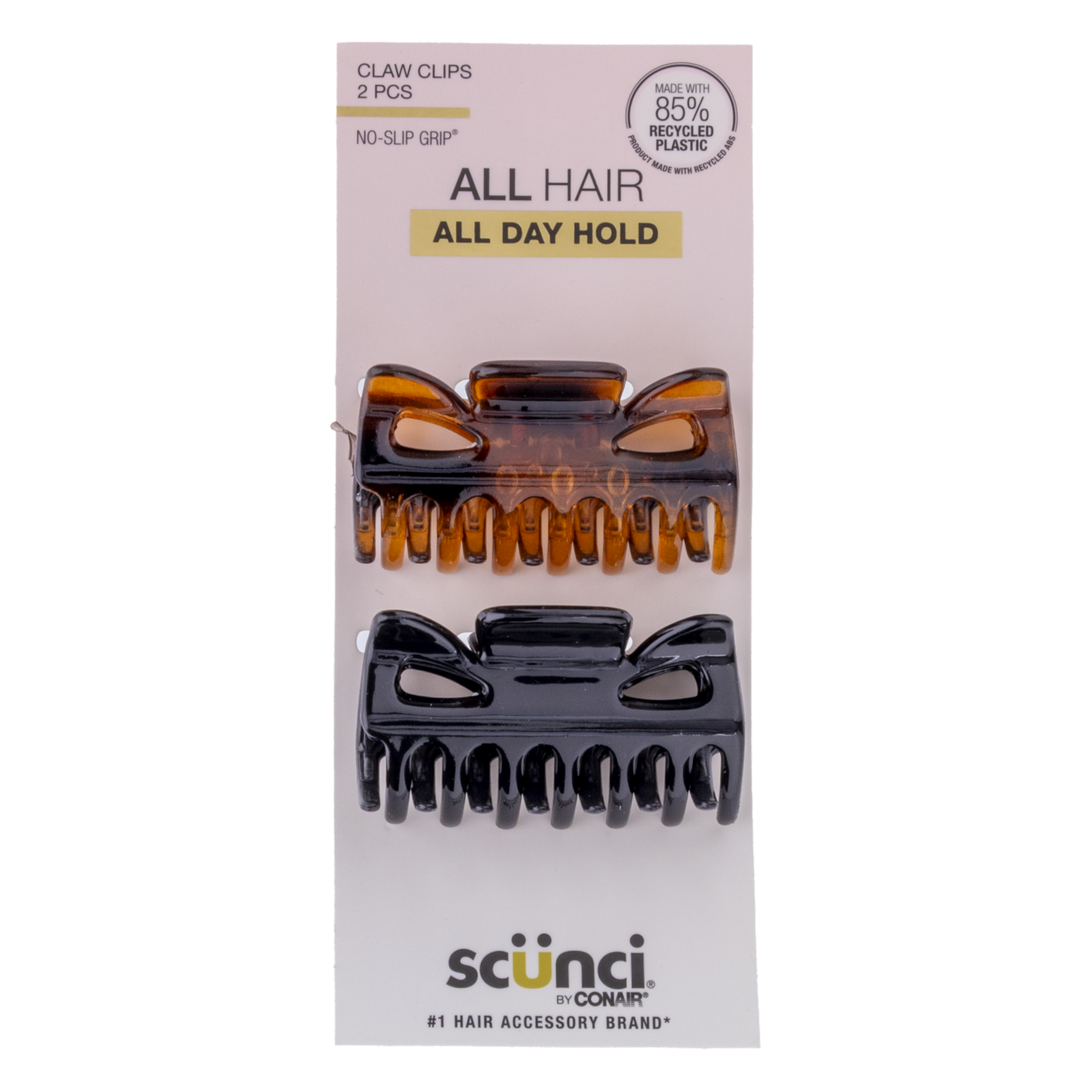 Vinchas De Cabello Tipo Gancho Medianos Negro Y Café X2 CONAIR Paquete