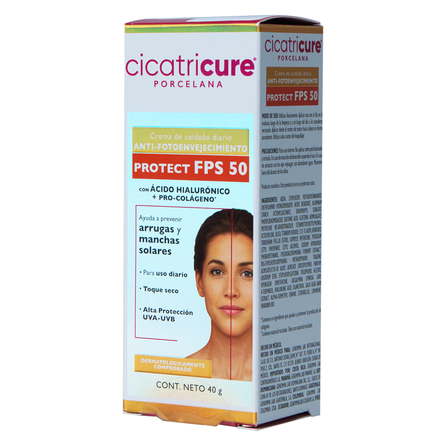 Crema Facial Para Cuidado Diario CICATRICURE 40 G