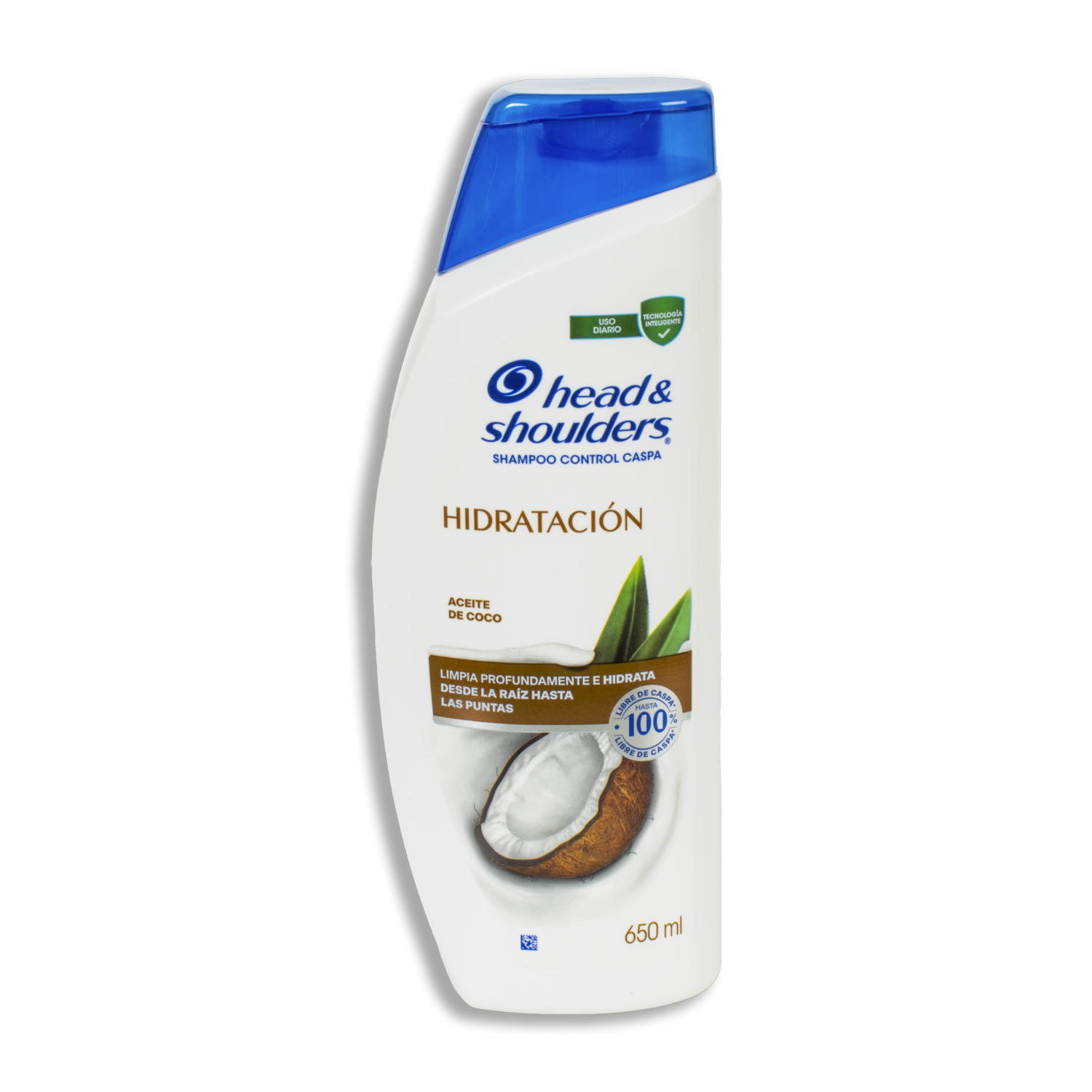 Shampoo De Cabello Hidratación Con Aceite De Coco HEAD & SHOULDERS 650 Ml