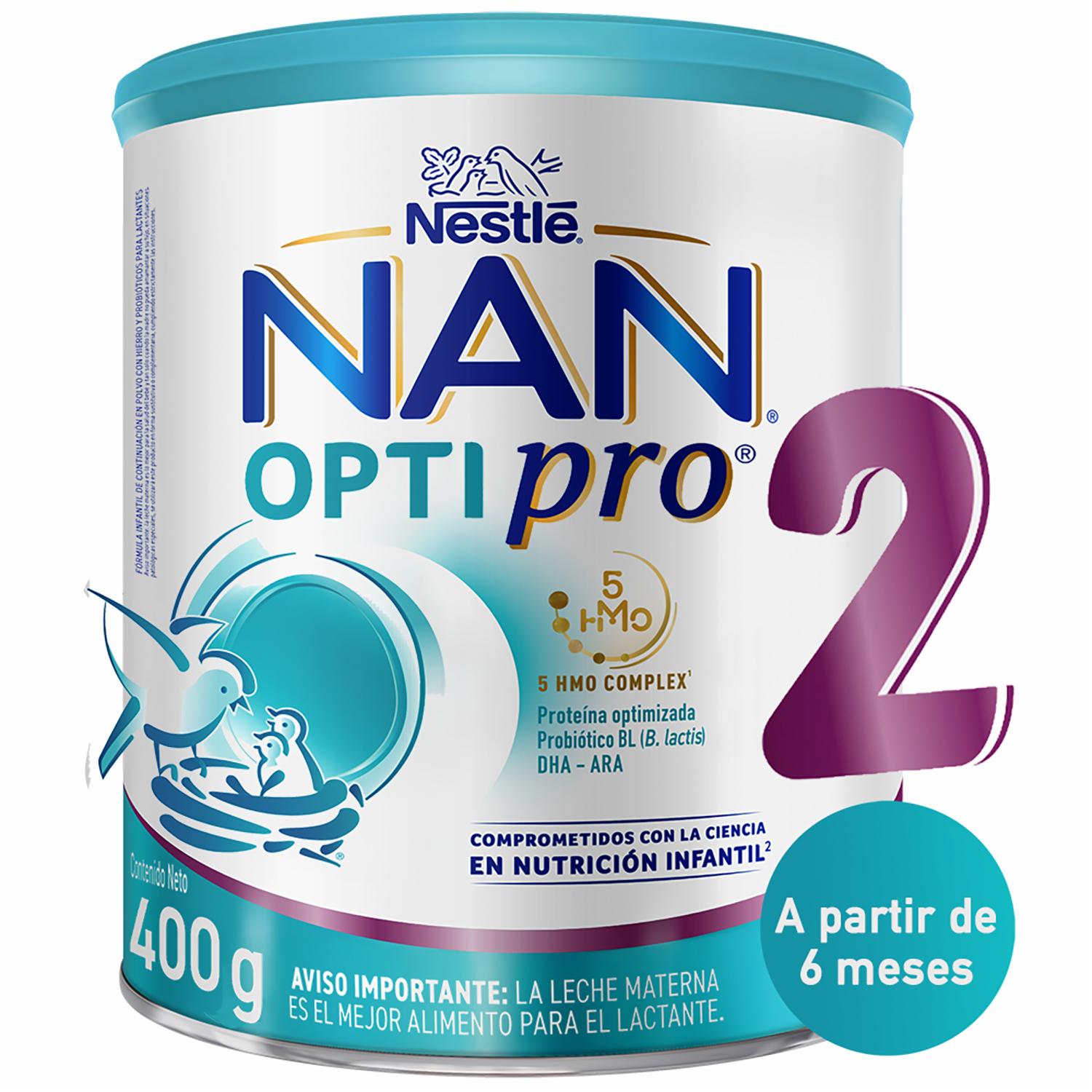 Leche En Fórmula Infantil Opti Pro 2 NAN 400 G