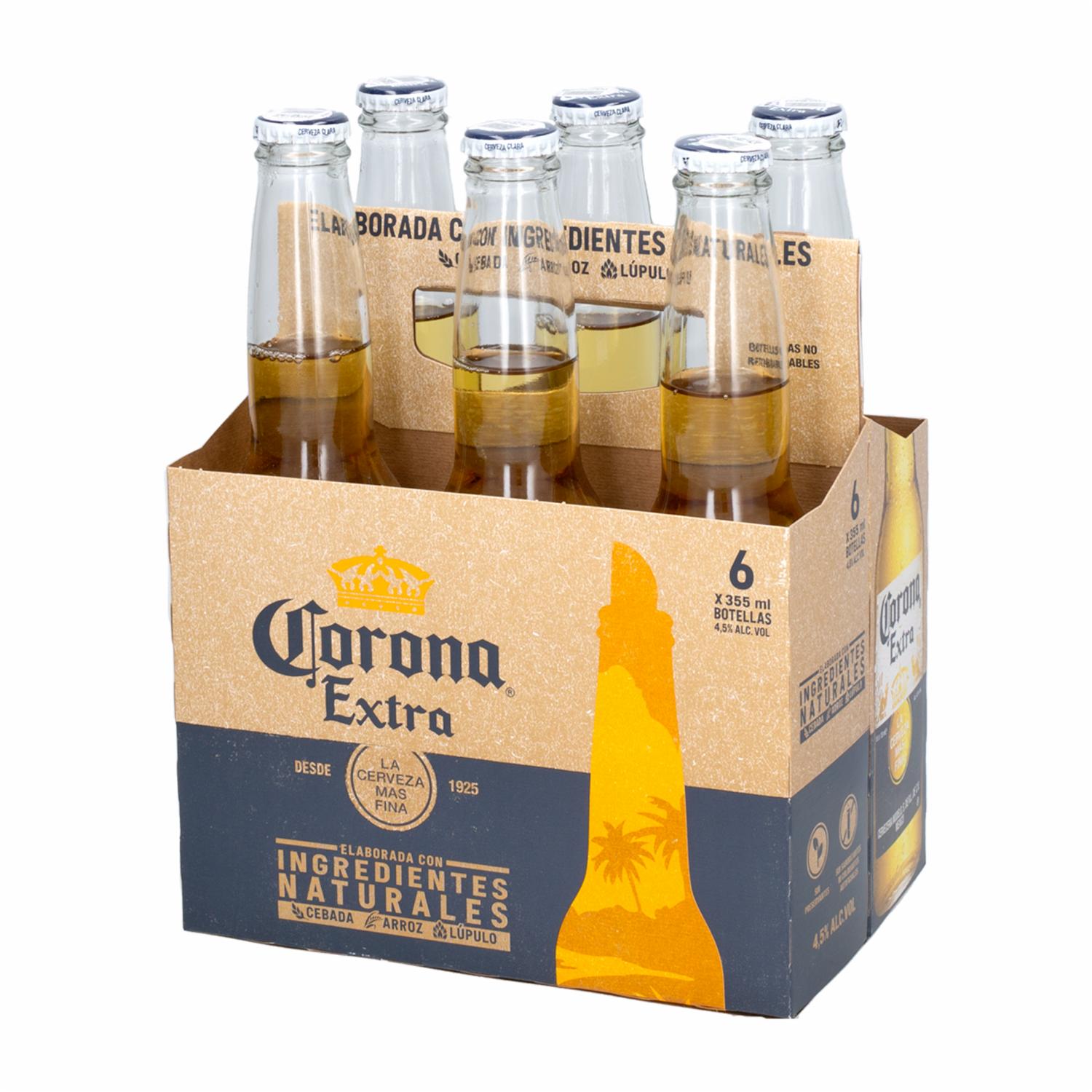 Cerveza En Botella CORONA 6 X 355 Ml
