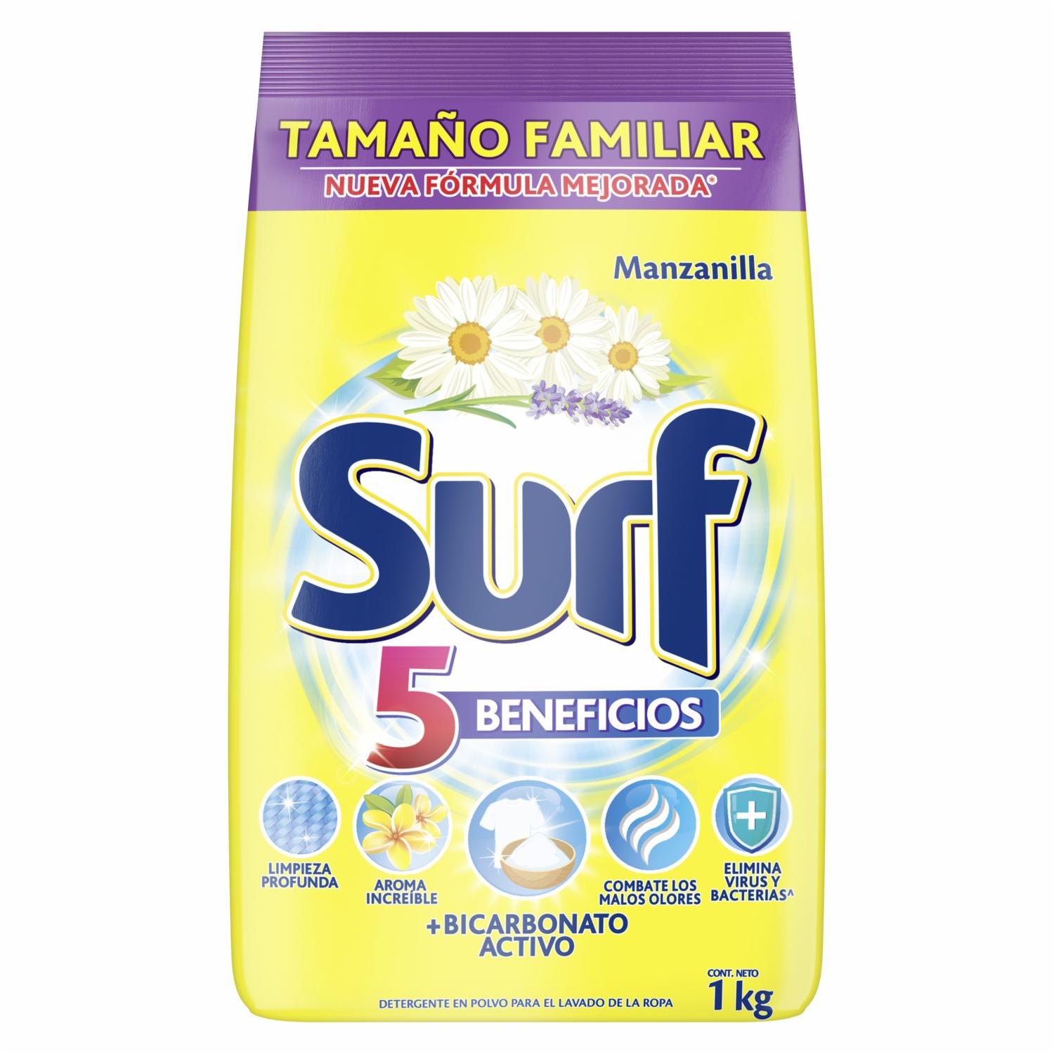 Detergente En Polvo Aroma Manzanilla SURF 1000 G