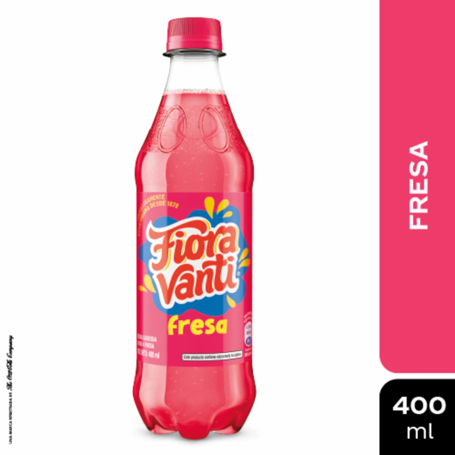 Bebida Gaseosa Sabor A Fresa FIORAVANTI Botella