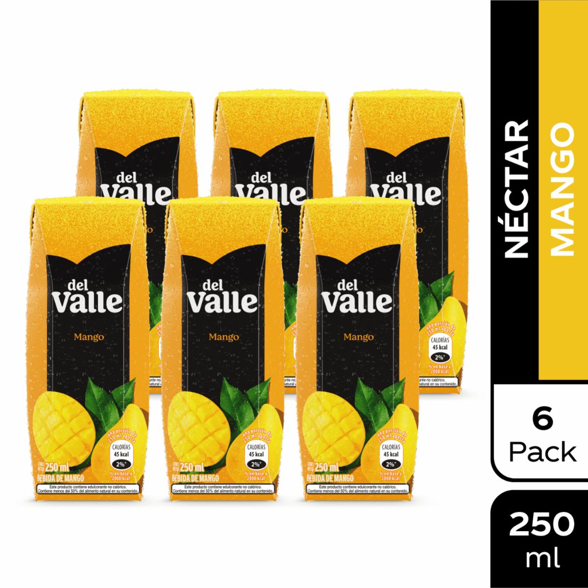 Jugo Néctar De Mango DEL VALLE 6 X 250 Ml