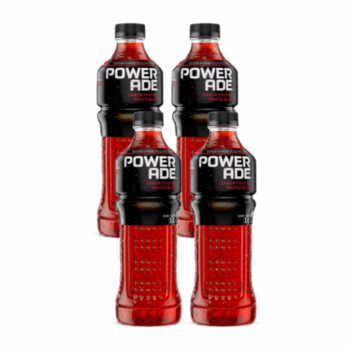 Bebida Isotónica Sabor A Frutos Tropicales POWERADE 4X1000 Ml