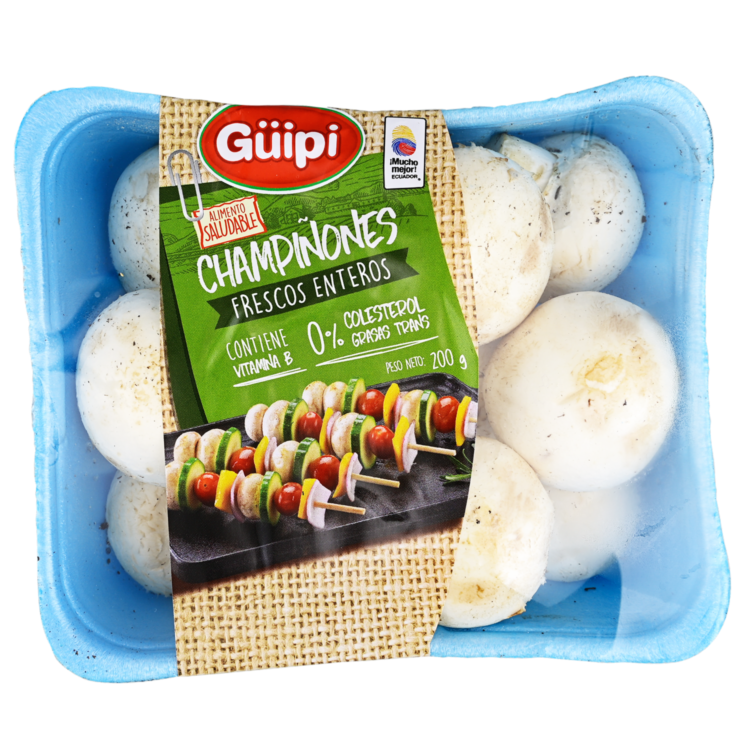 Champiñónes Enteros GÜIPI Bandeja