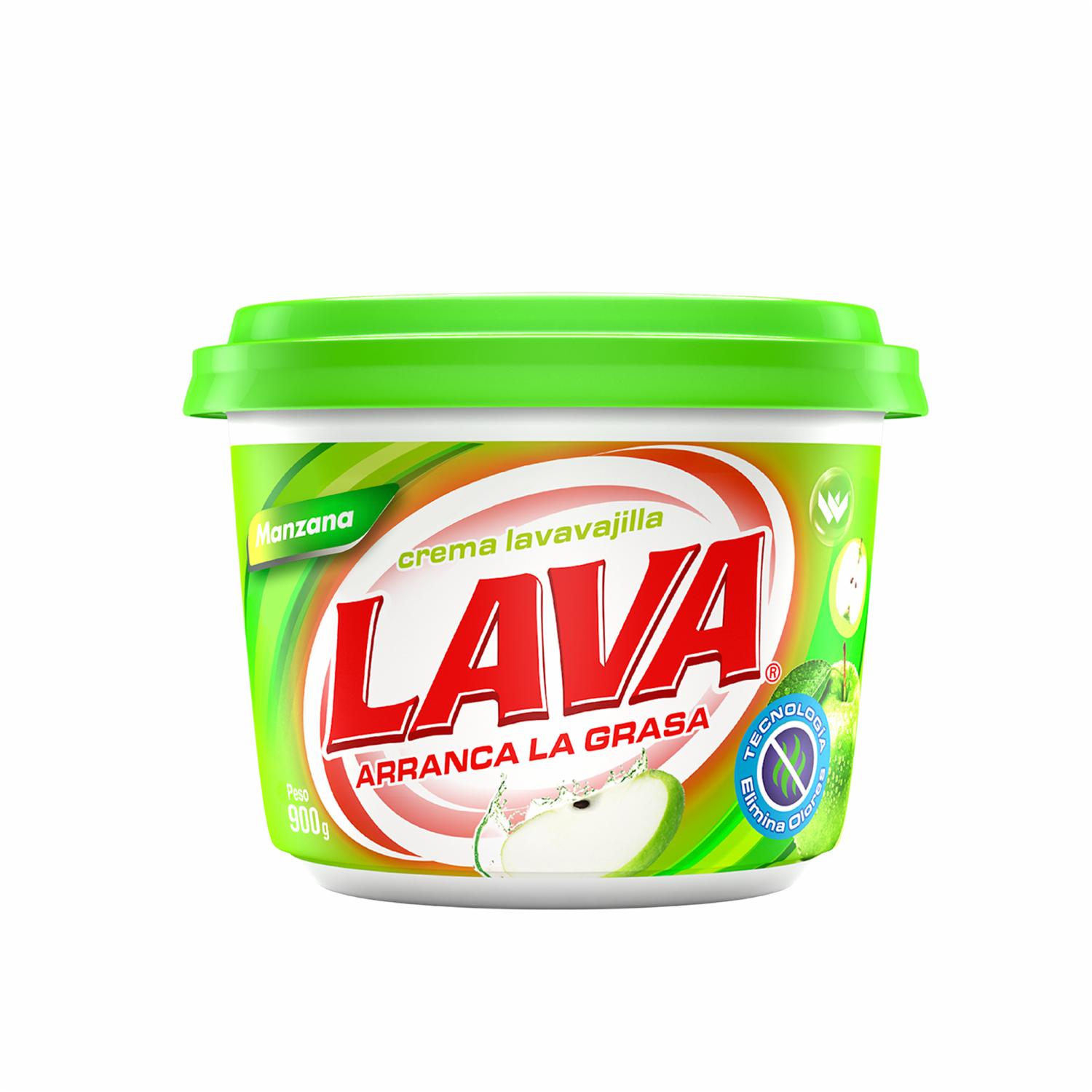 Lavavajilla En Crema Manzana LAVA 900 G