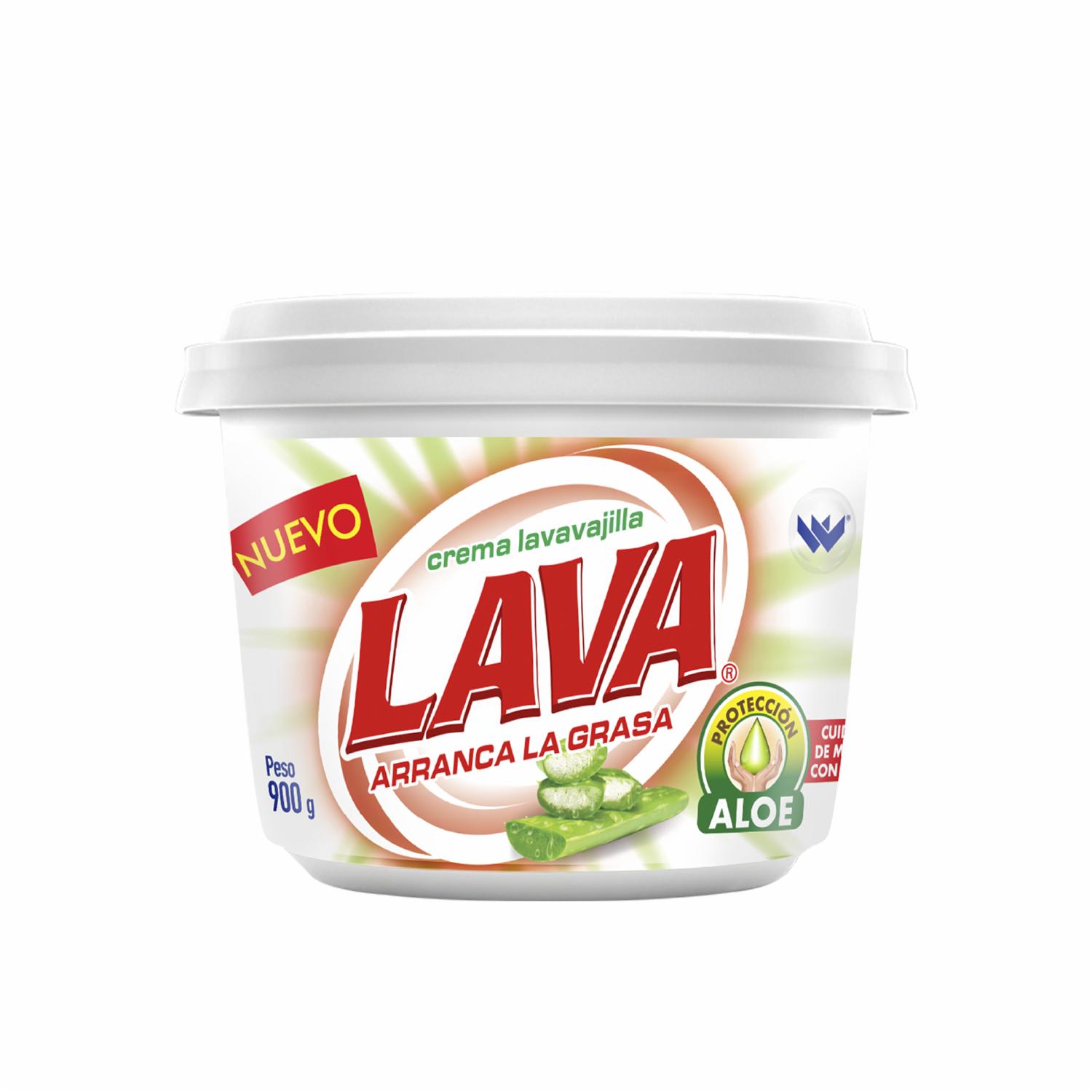 Lavavajilla En Crema Aloe Vera LAVA 900 G