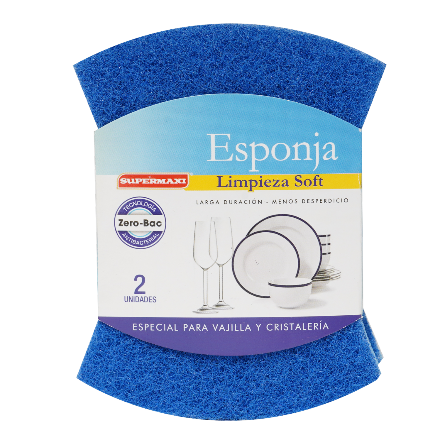 Esponja Lavavajillas Limpieza Soft SUPERMAXI X 2 Uds