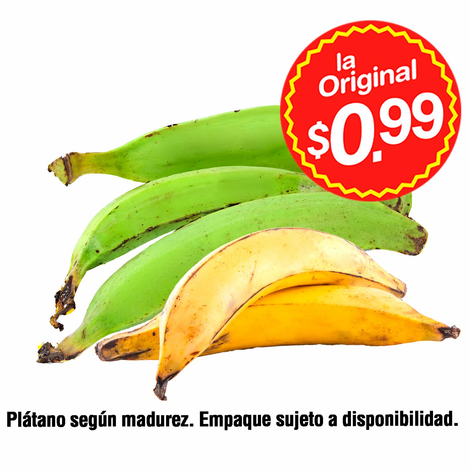 Plátano Fresco LA ORIGINAL 1800 G