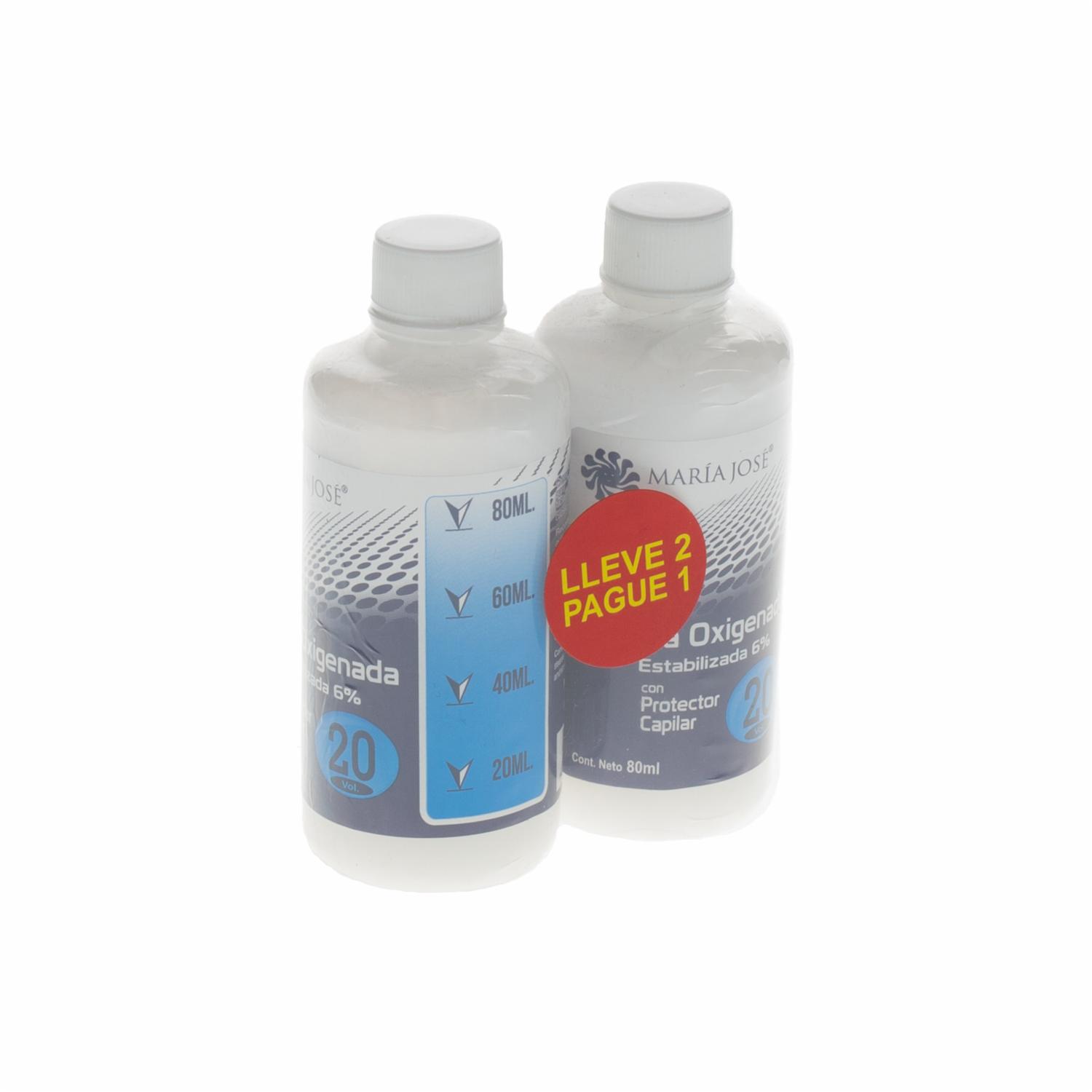 Crema Oxigenada Oxigenada 20 Vol. MARIA JOSÉ 2 X 80 Ml