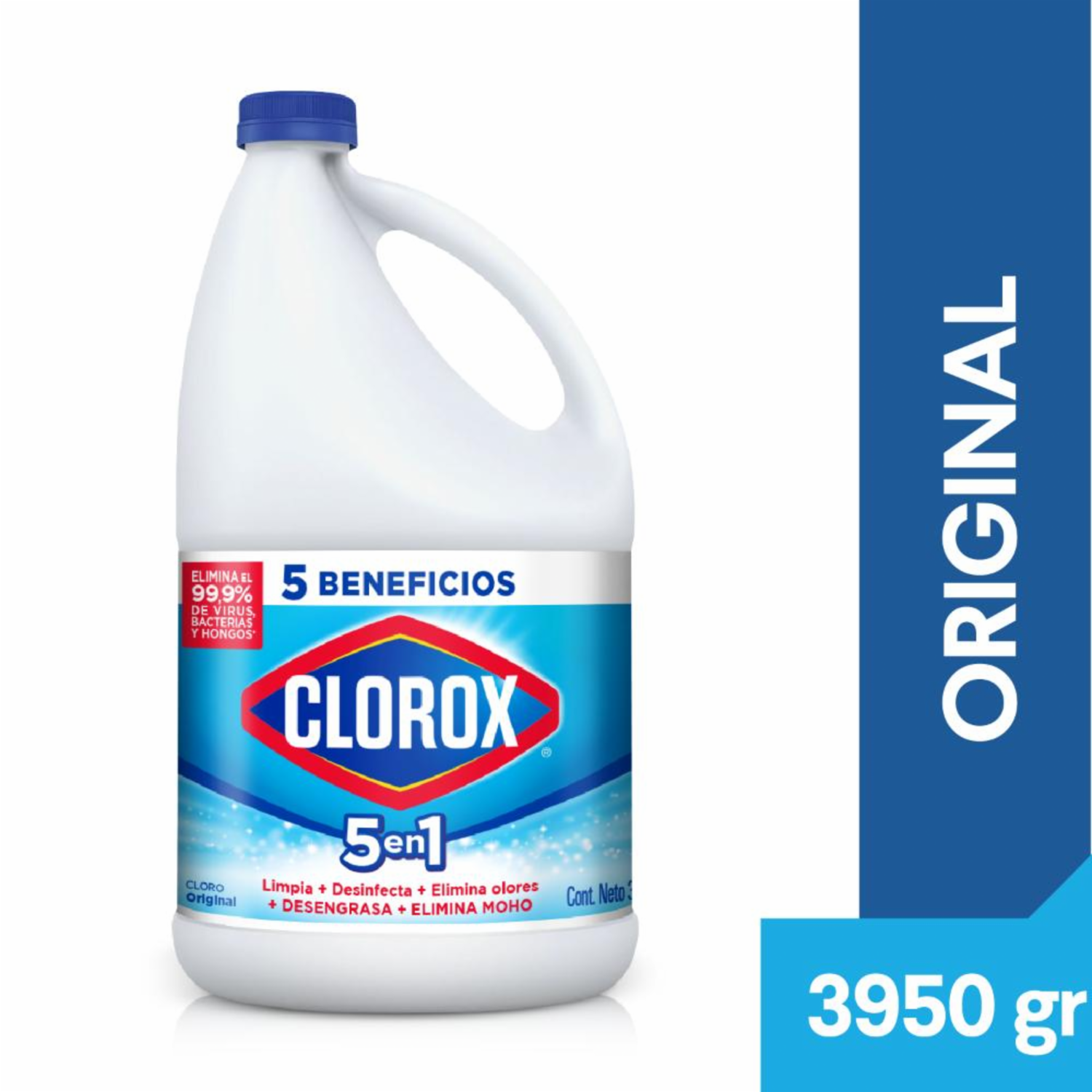 Cloro Liquido Original Botella CLOROX 3950 G
