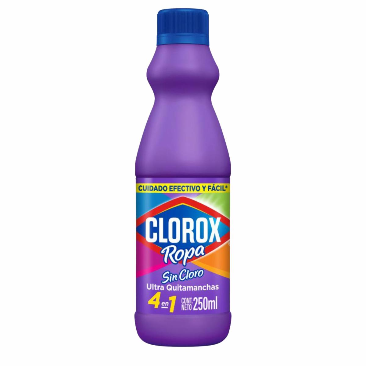 Quitamanchas Sin Cloro 4 En 1 Para Ropa De Color CLOROX 250 Ml