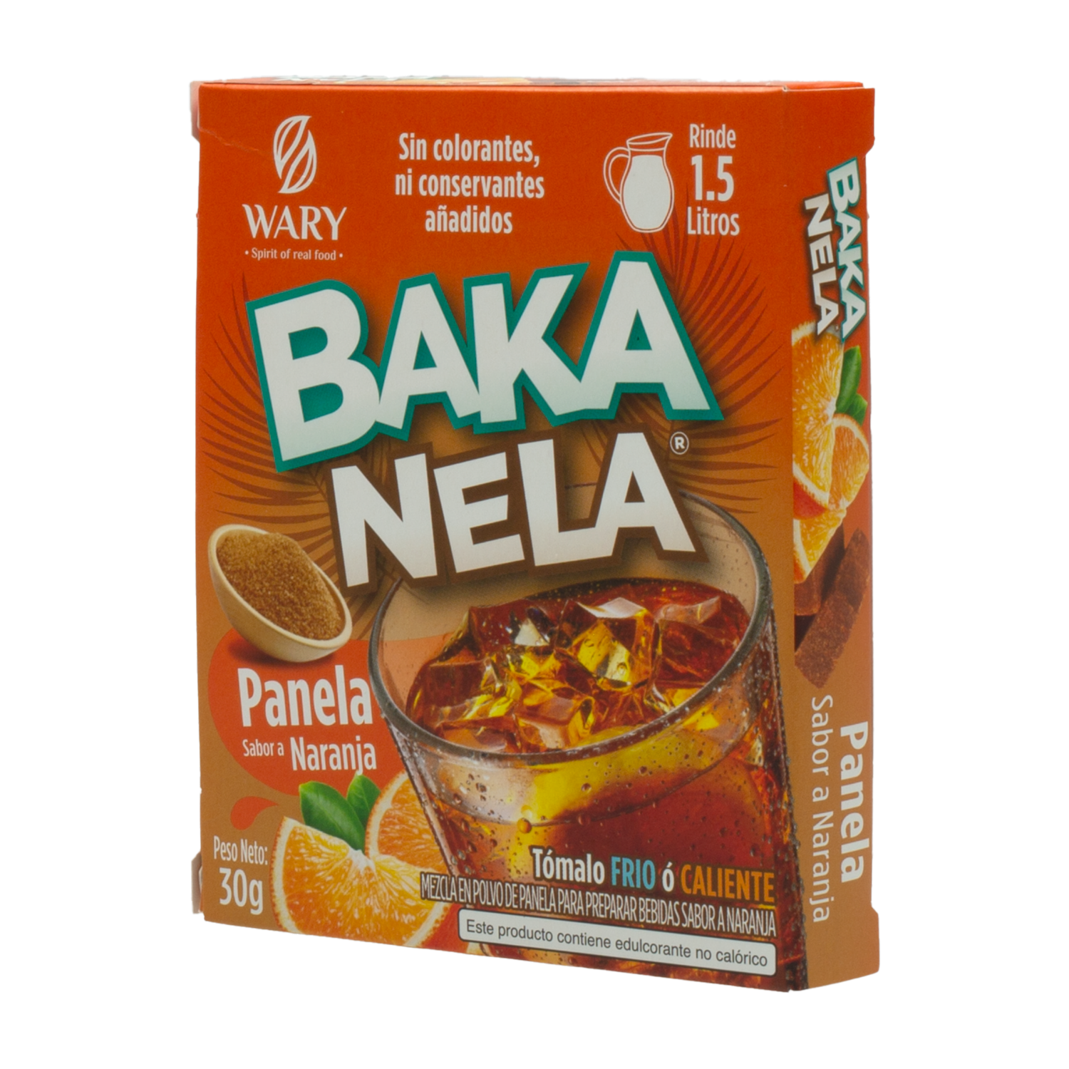 Bebida En Polvo De Panela Y Naranja BAKAN-ELA 30 G