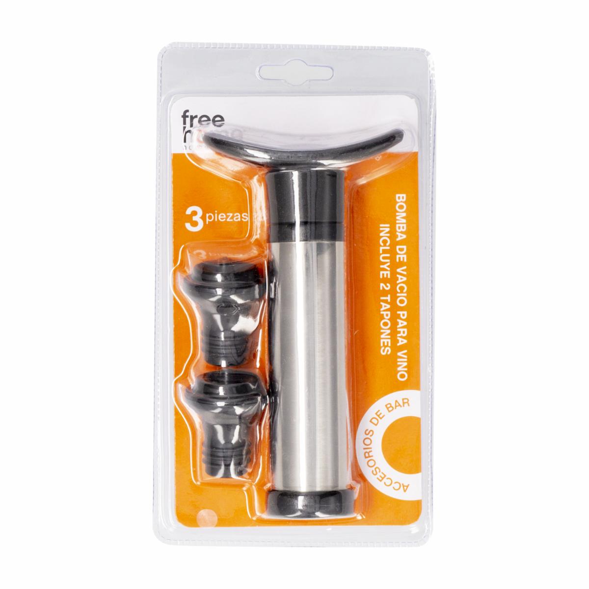 Bomba Ploma De Vacio Con Tapones FREE HOME 22,3 Cm