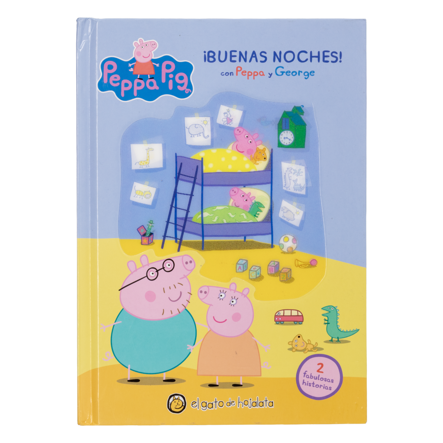 Libro Buenas Noches Con Peppa Y George EL GATO DE HOJALATA 30 Páginas
