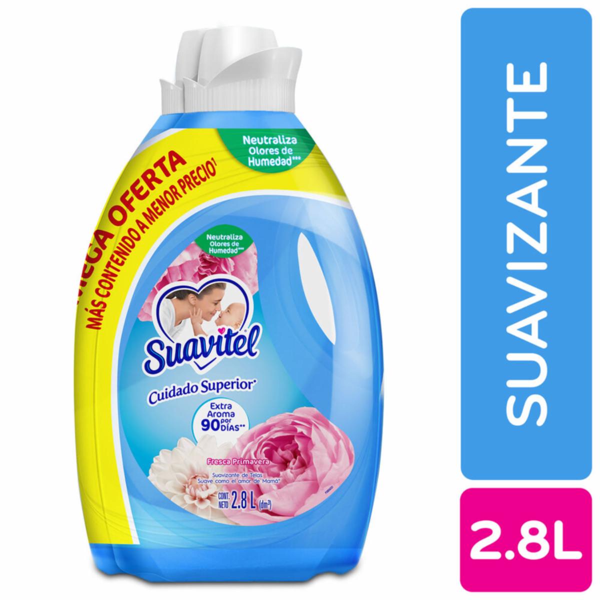 Suavizante De Ropa Cuidado Superior Fresca Primavera SUAVITEL 2 X 2800 Ml