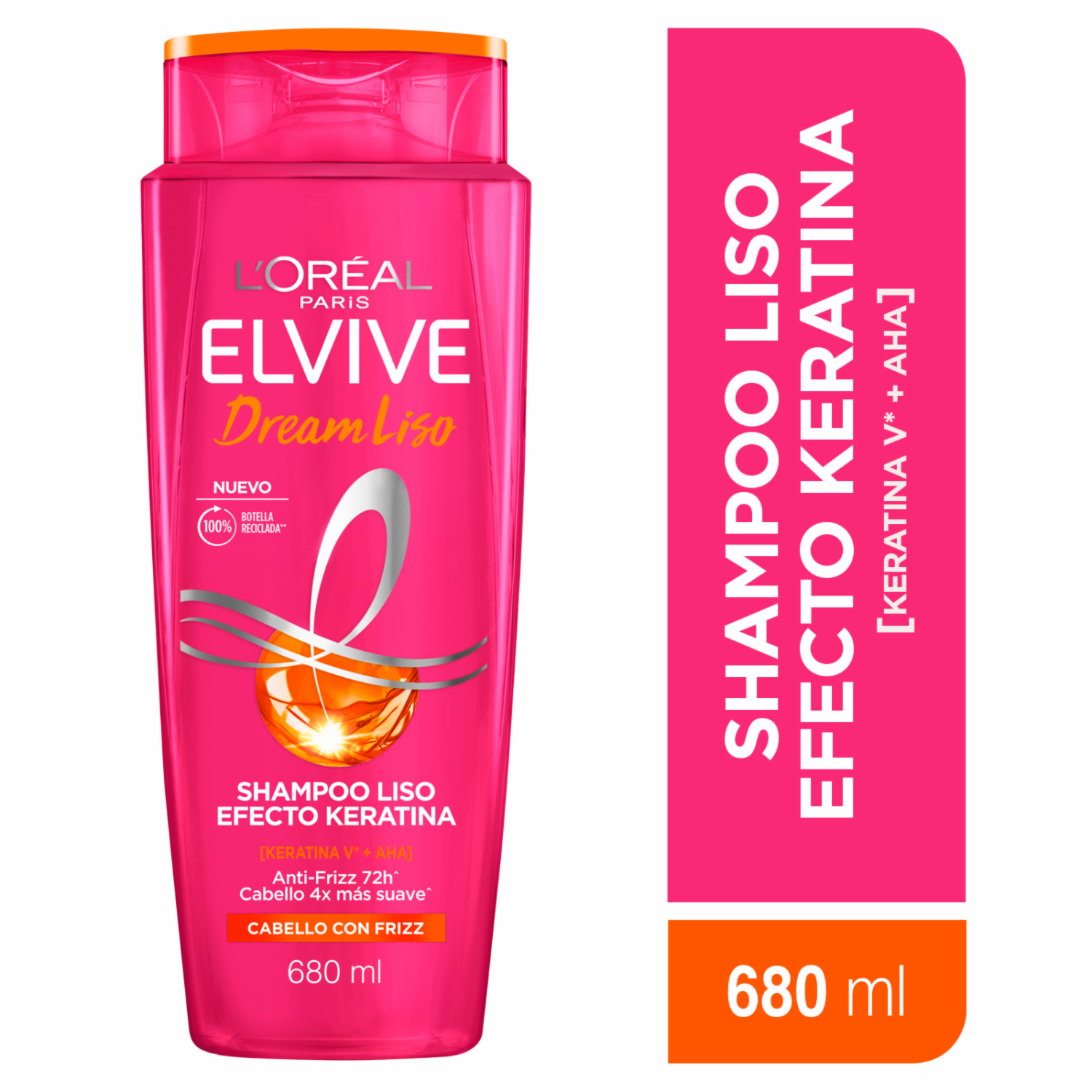 Shampoo De Cabello Dream Liso ELVIVE L’ORÉAL 680 Ml