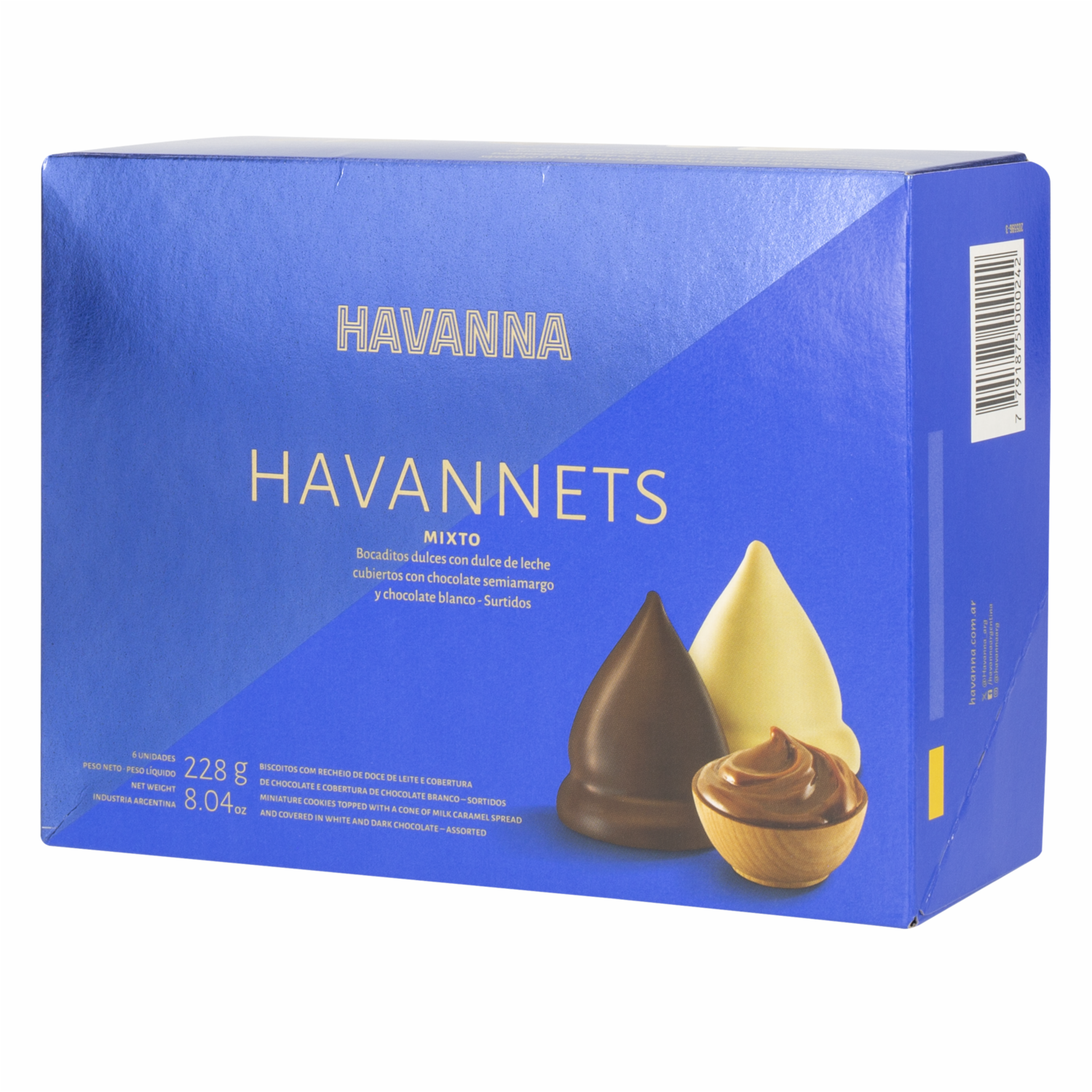 Bocaditos Dulces Havannets Mixto HAVANNA 6 X 38 G