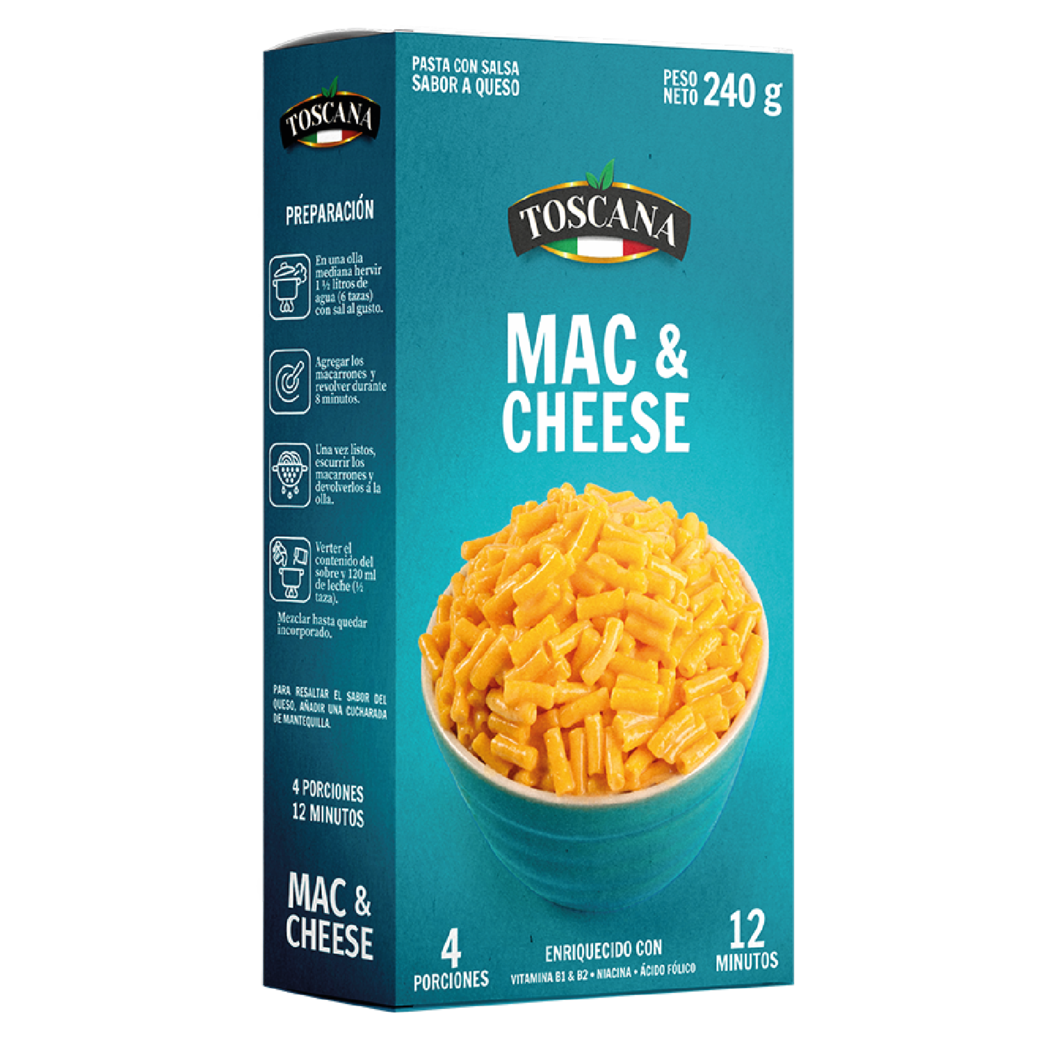 Fideo Macarroni And Cheese TOSCANA 240 G